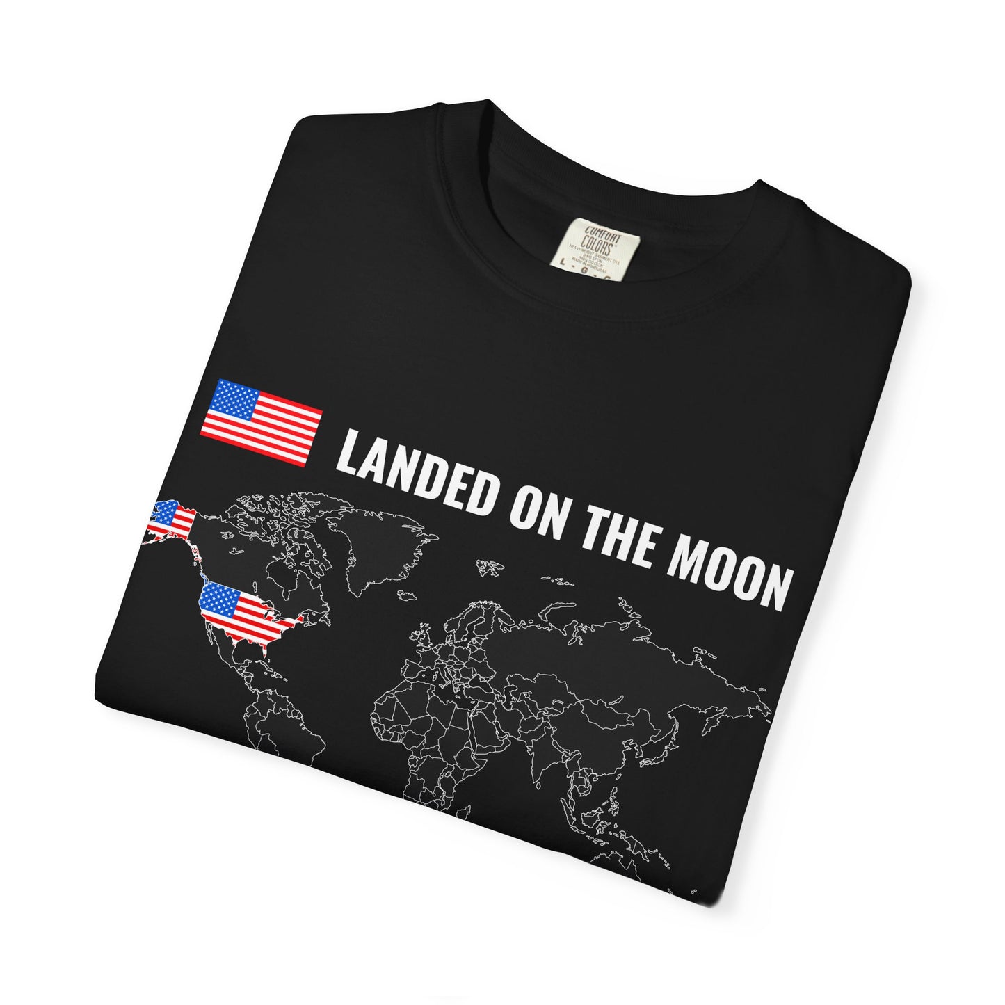 USA, Moon Landing Unisex T-Shirt | Vintage Space Vibe, July 4th - 13735