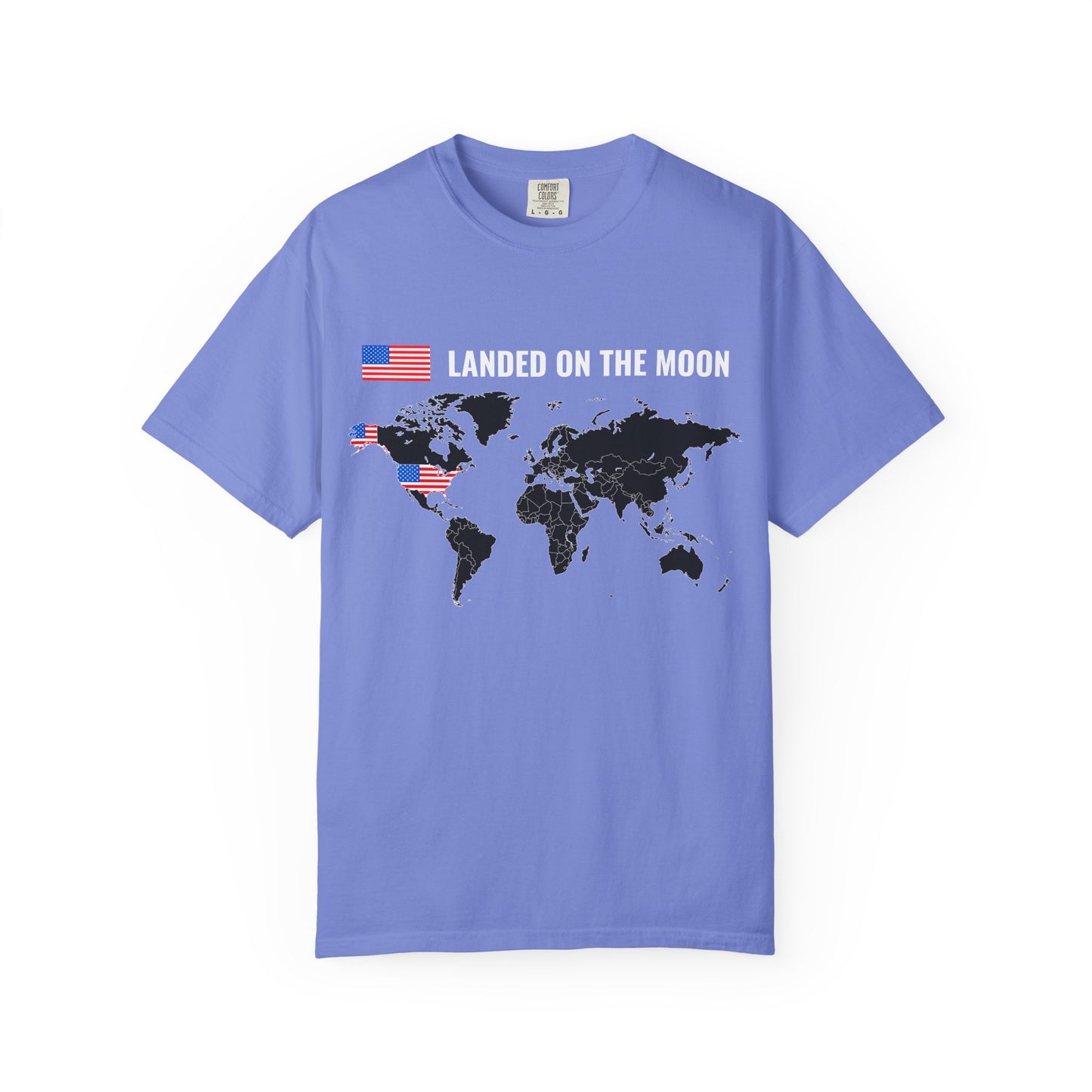 USA, Moon Landing Unisex T-Shirt | Vintage Space Vibe, July 4th - 13735