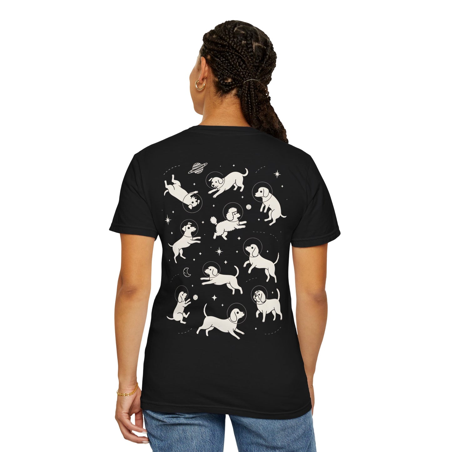 Space Dogs T-Shirt – Cute Astronaut Dog Graphic Tee for Dog Lovers - 14680