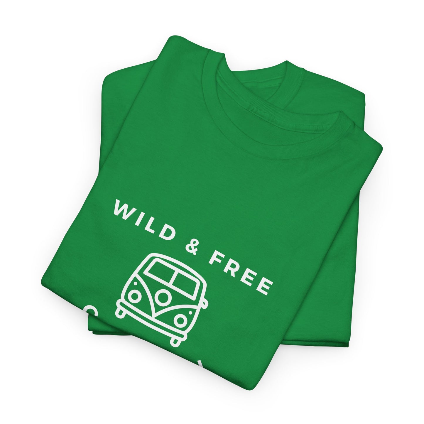 Wild & Free, Camp Van - Unisex Heavy Cotton Tee - 10567
