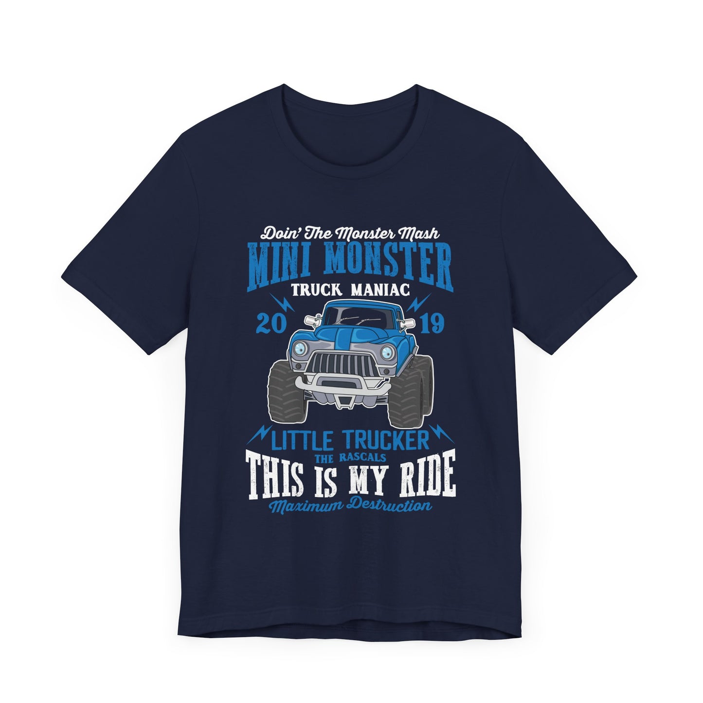 Mini Monster, Little Trucker, This is My Ride - Unisex Jersey Short Sleeve Tee - 12573