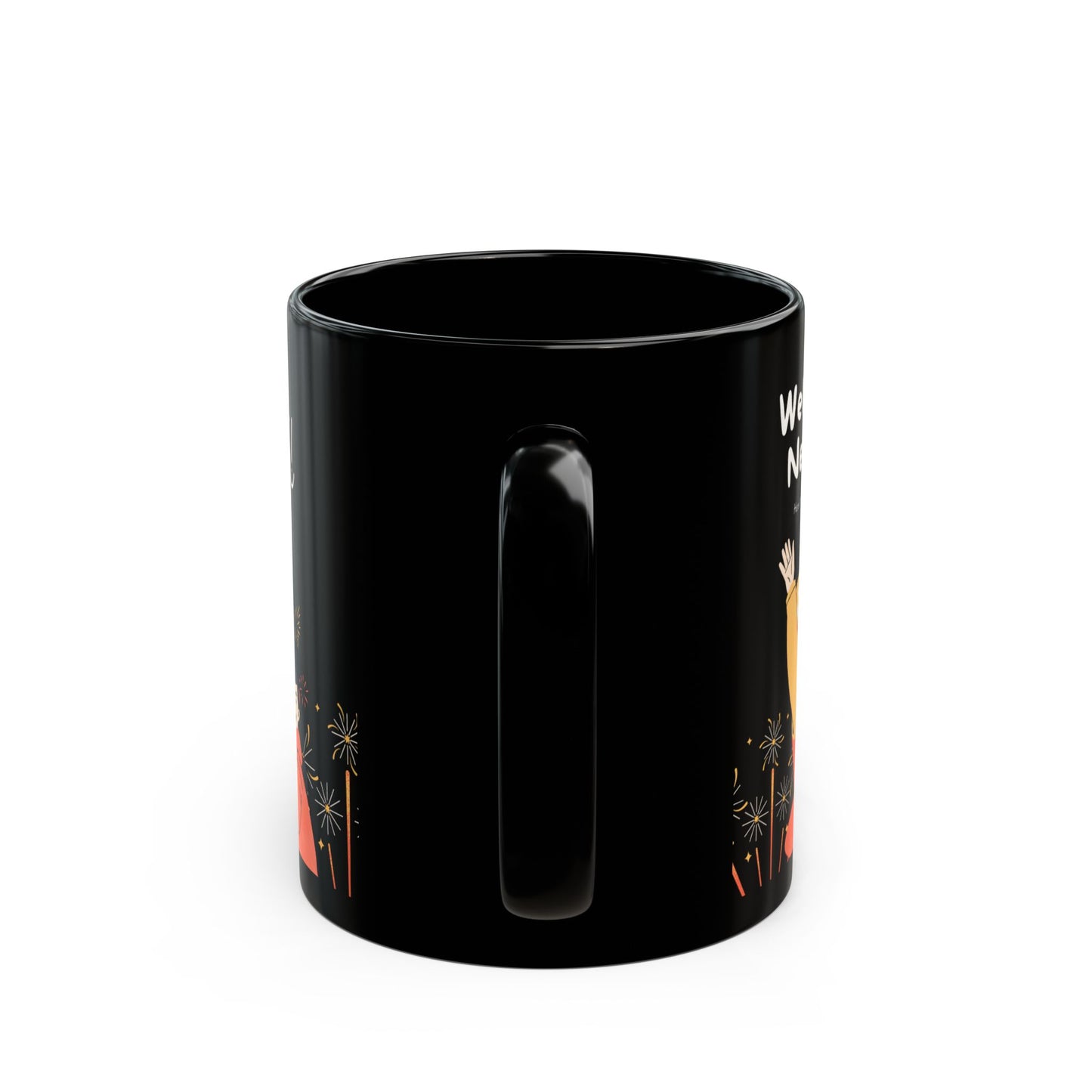 Welcome to The New Chapter, Happy New Year - Black Mug (11oz, 15oz) - 10892