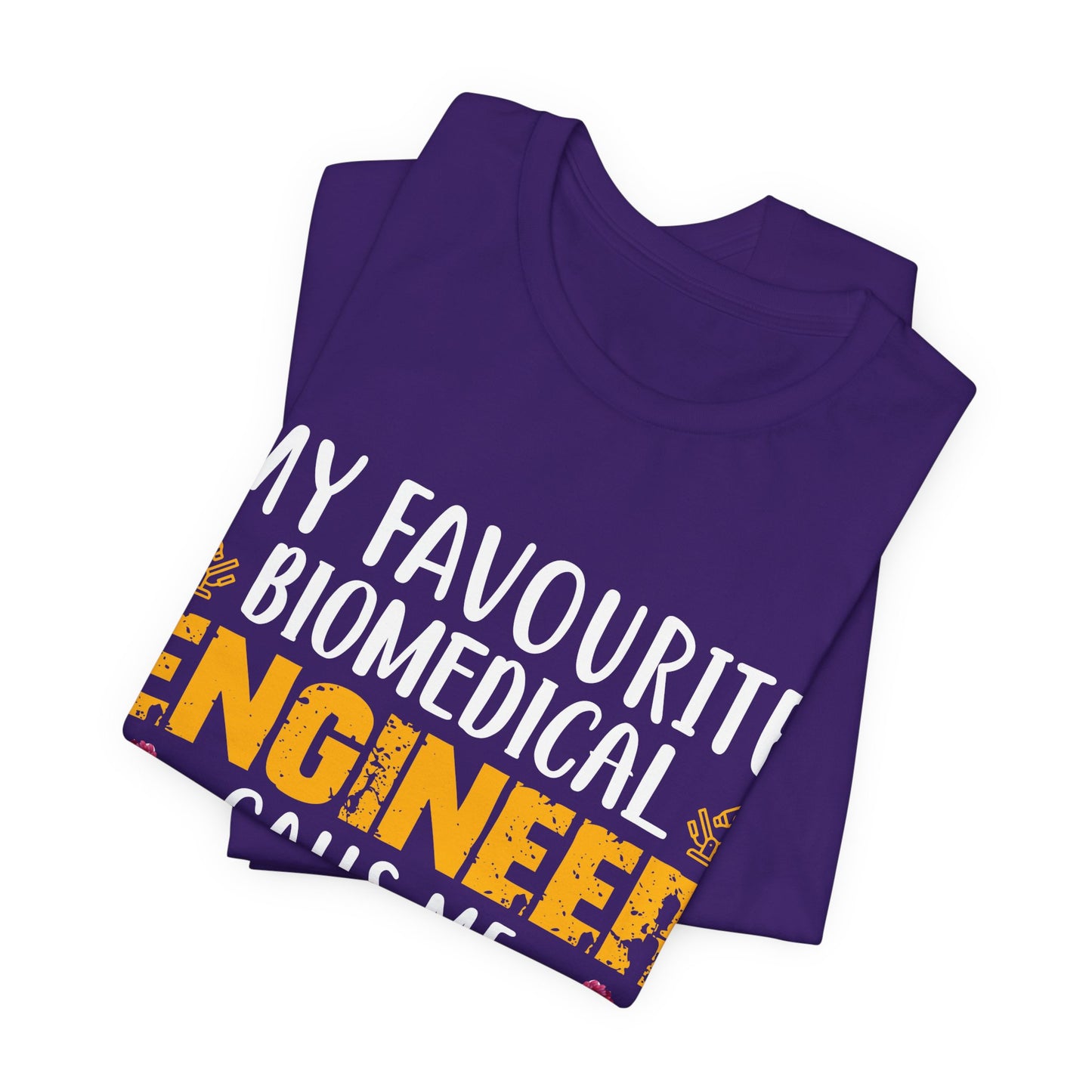 My Favorite Biochemical Engineer Calls Me Mom - Unisex Jersey Short Sleeve Tee - 13552