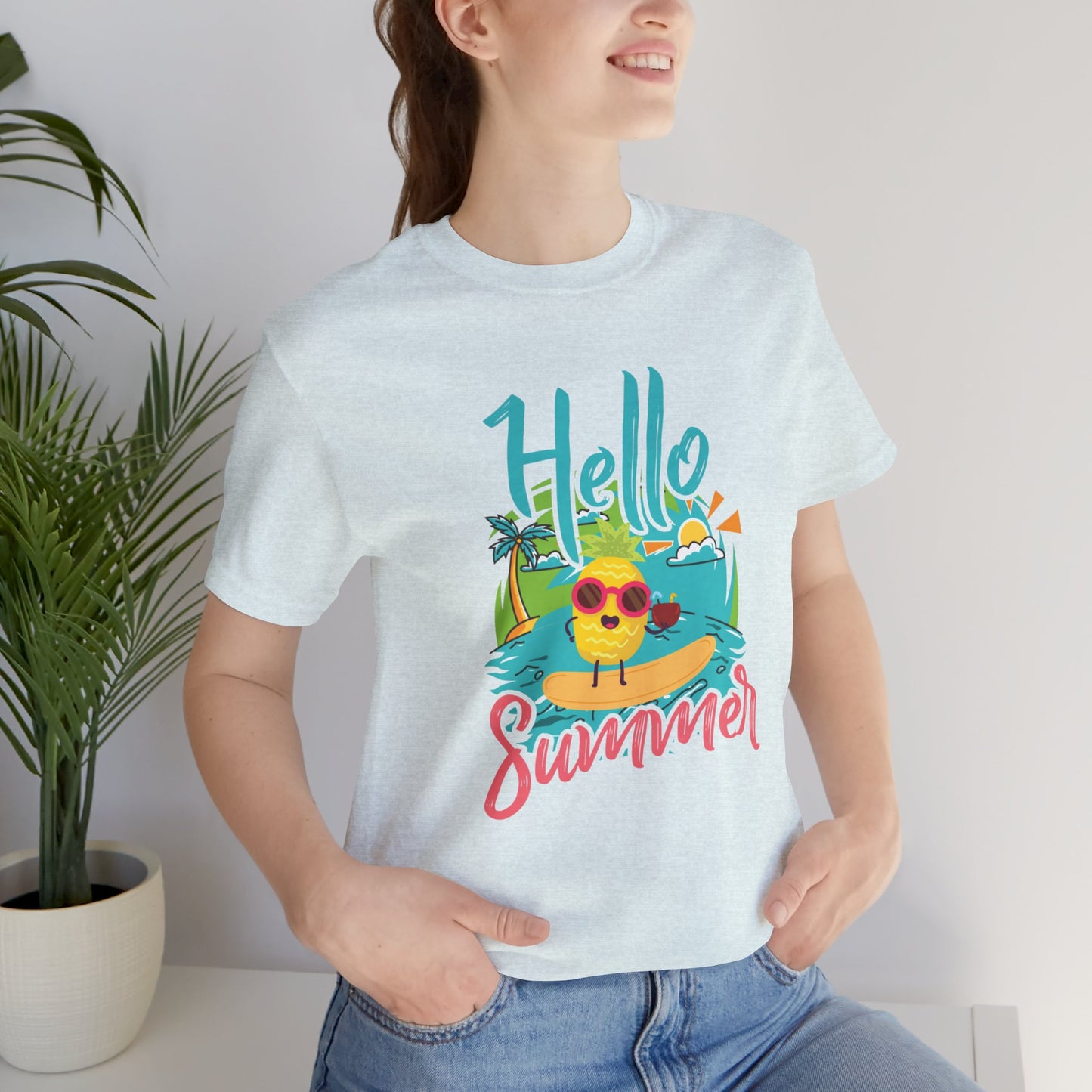 Hello Summer - Unisex Jersey Short Sleeve Tee