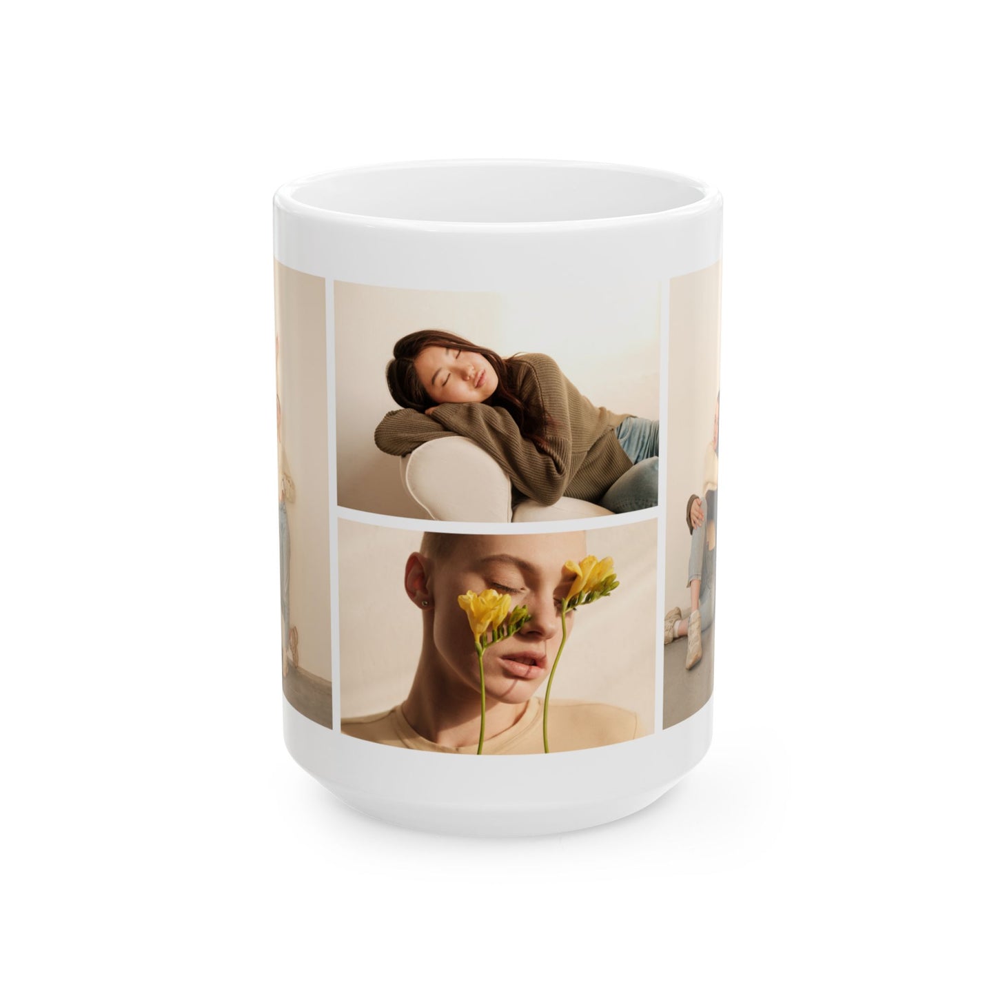 Girlfriend, Photos, Customizable - Ceramic Mug, (11oz, 15oz) - 10963