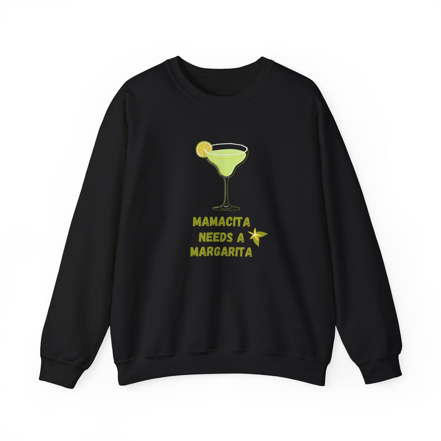 Mamacita Needs a Margarita Sweatshirt | Unisex Heavy Blend™ Crewneck - 11891
