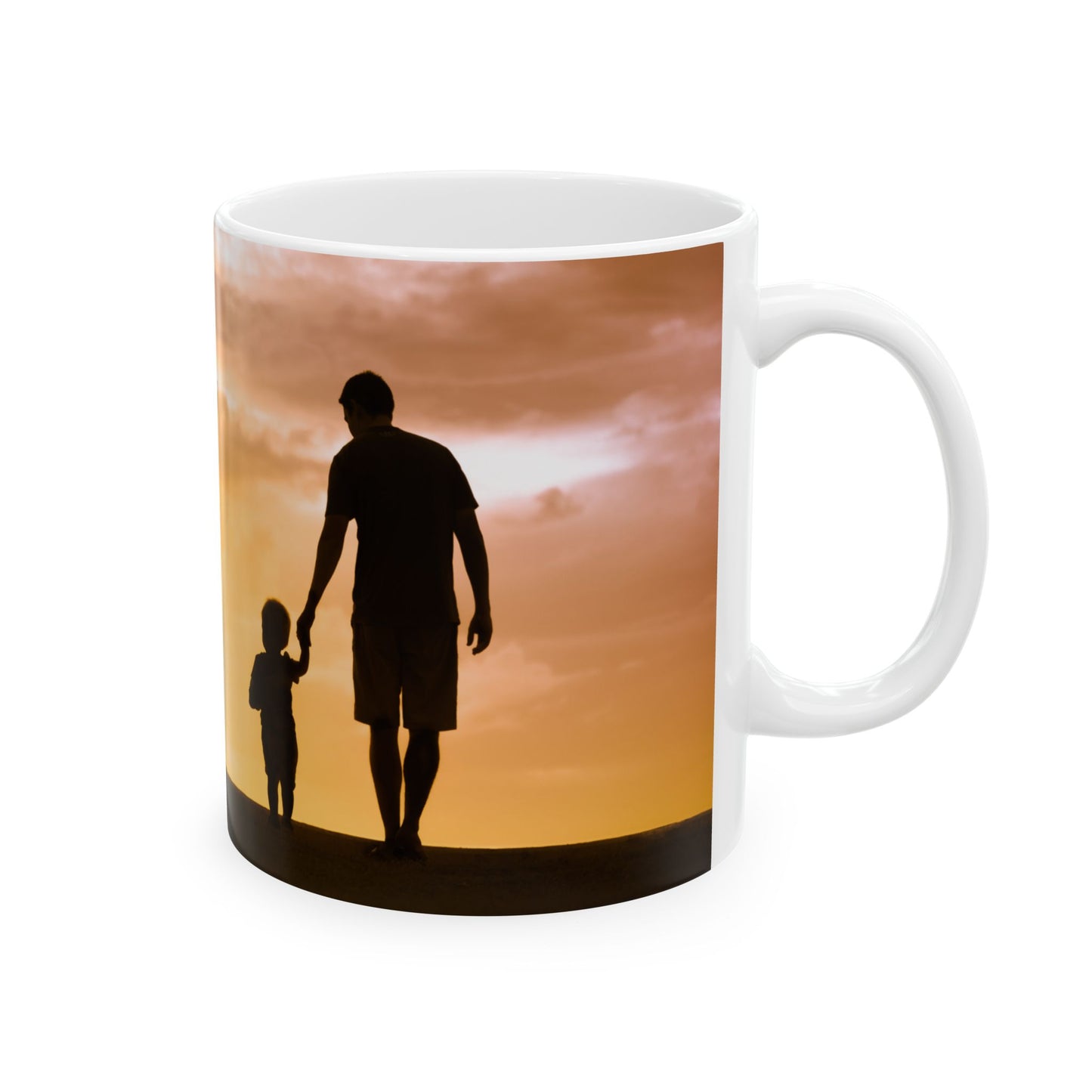 Father's Day Ceramic Mug, Gift for Dad, Dad Coffee Cup, Personalized Mug for Father, BBQ Lover's Mug, Great Gift for Him - 14057