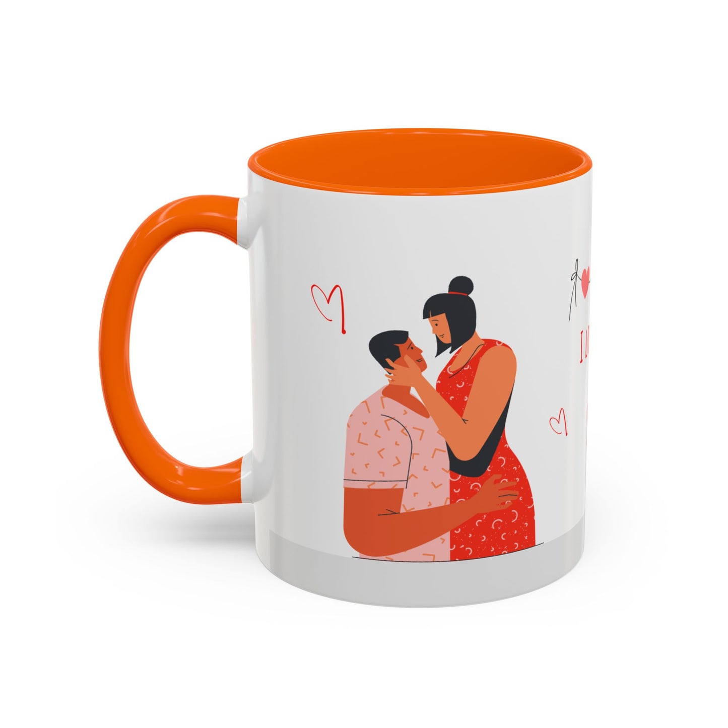 I love You - Accent Coffee Mug (11, 15oz) - 11136