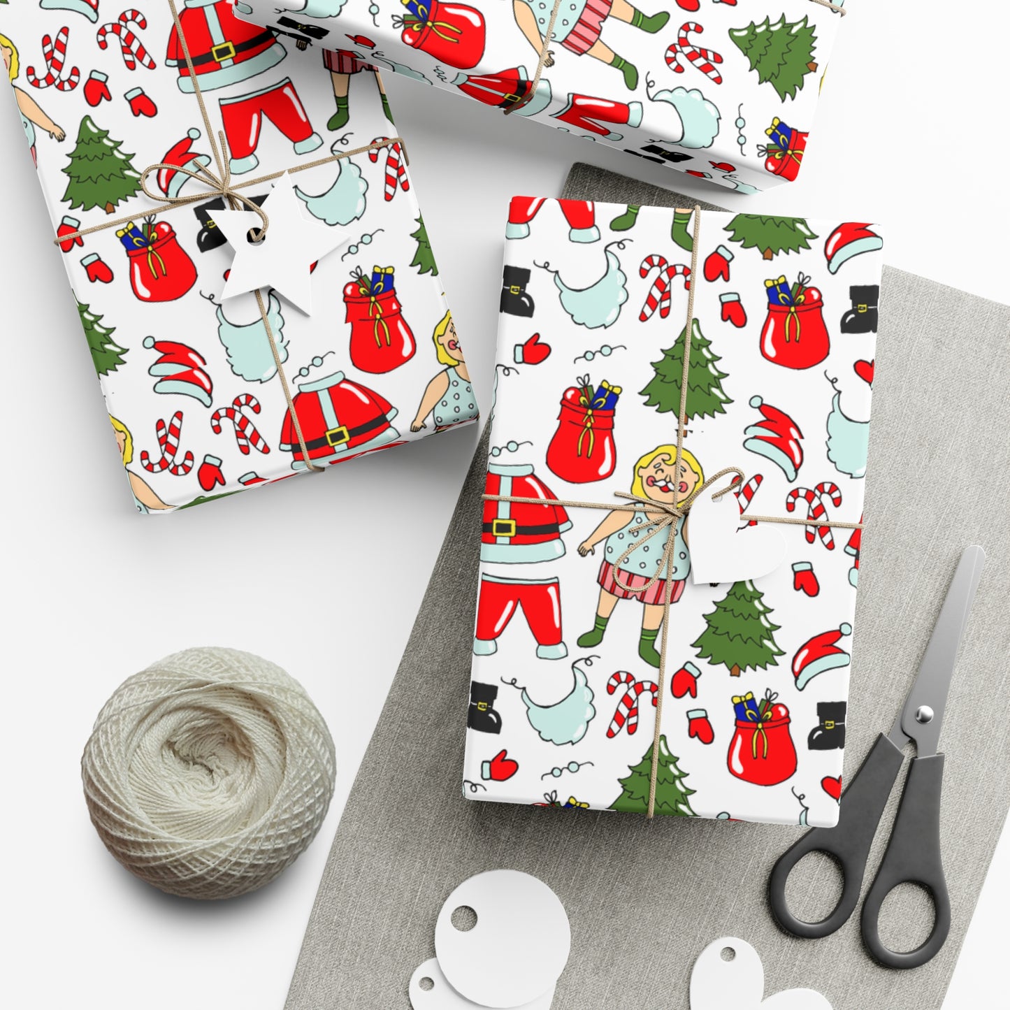 Merry Christmas - Gift Wrap Papers - 10103