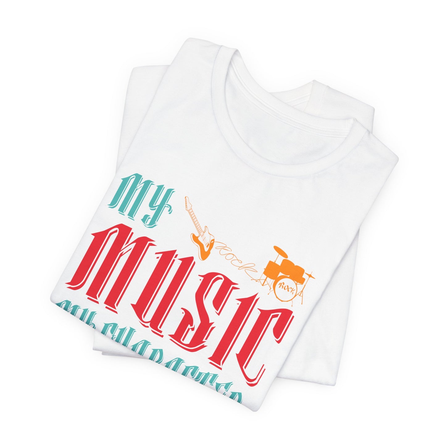 My Music My Character, Rock & Roll Station - Unisex Jersey Short Sleeve Tee