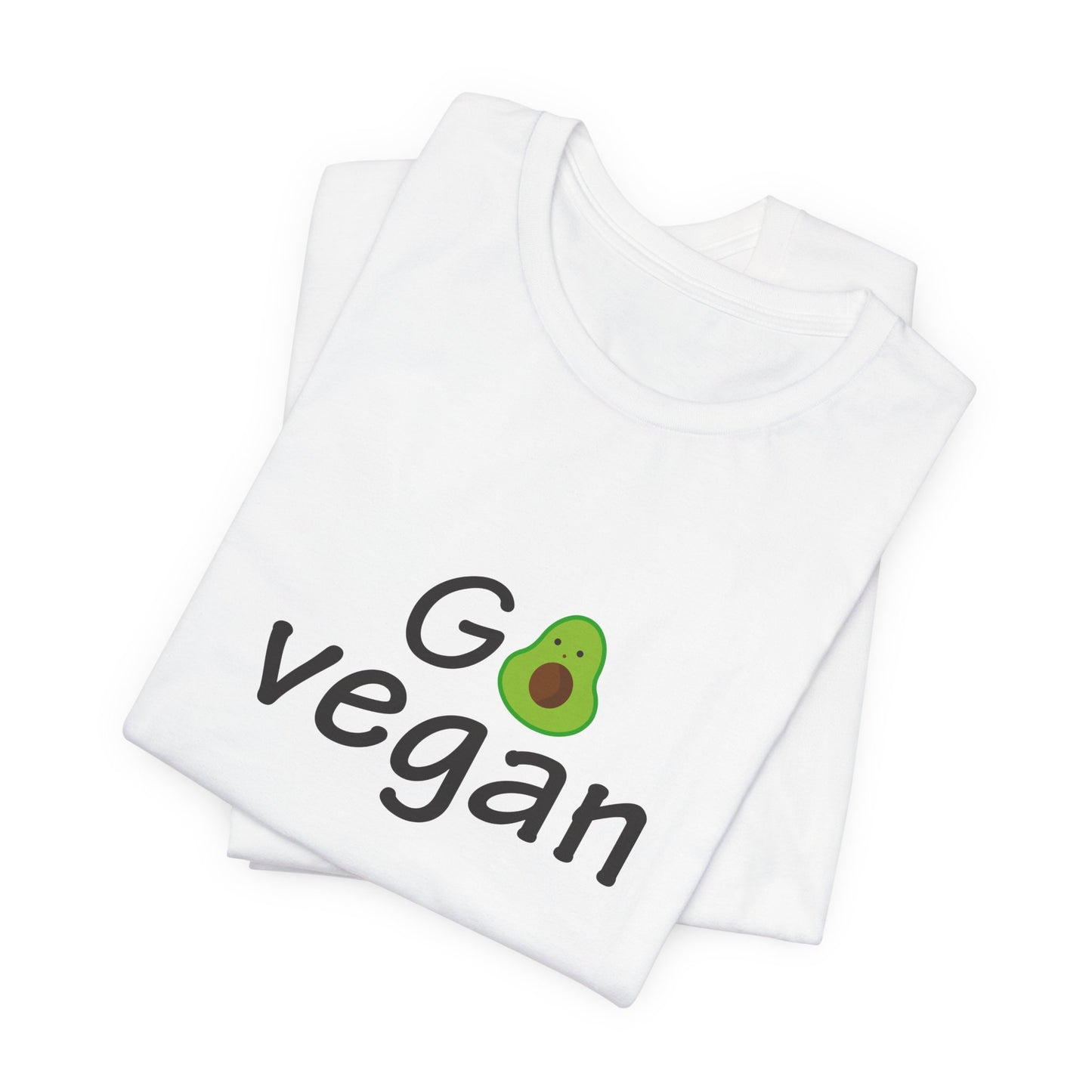 Go Vegan - Unisex Jersey Short Sleeve Tee