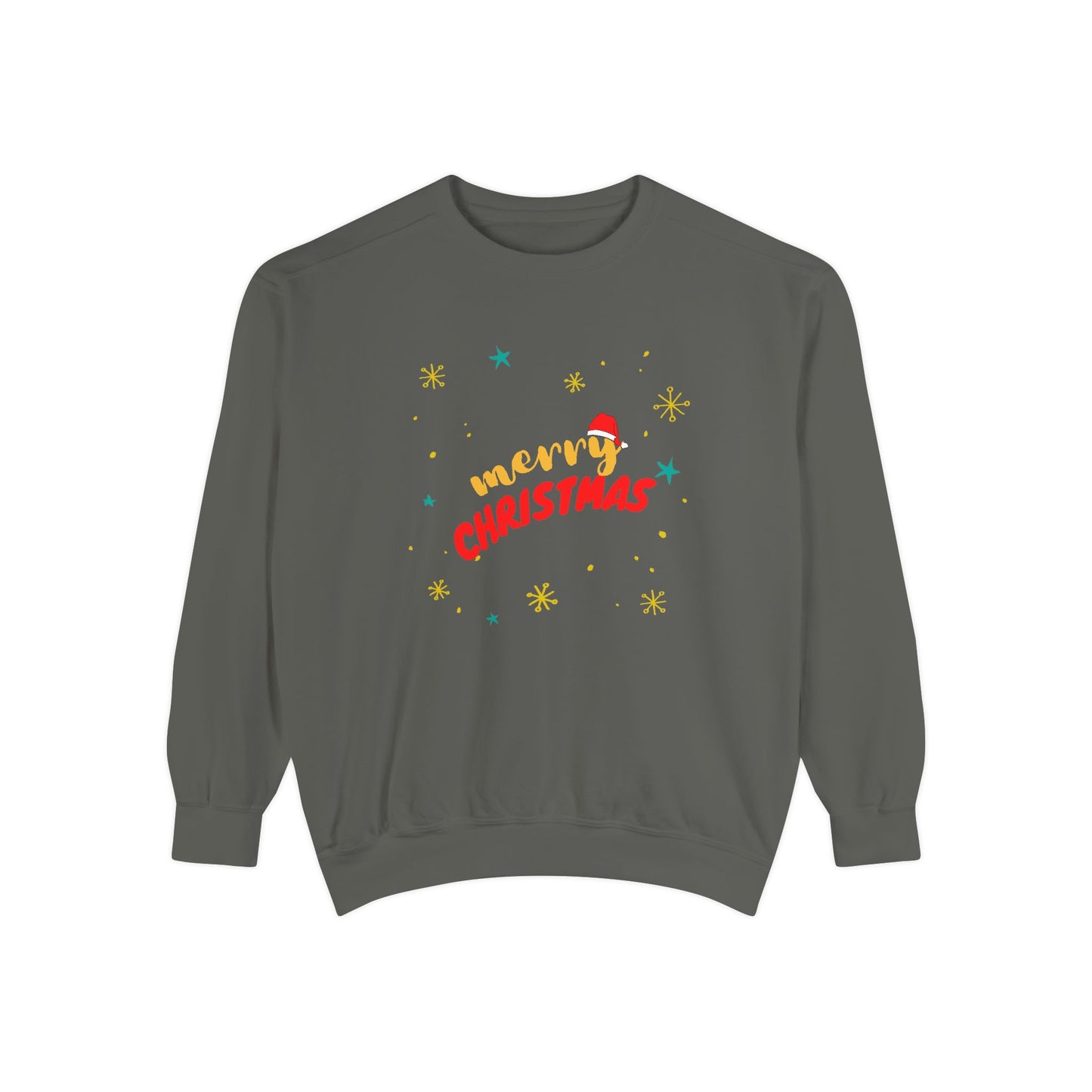 Merry Christmas - Unisex Garment-Dyed Sweatshirt