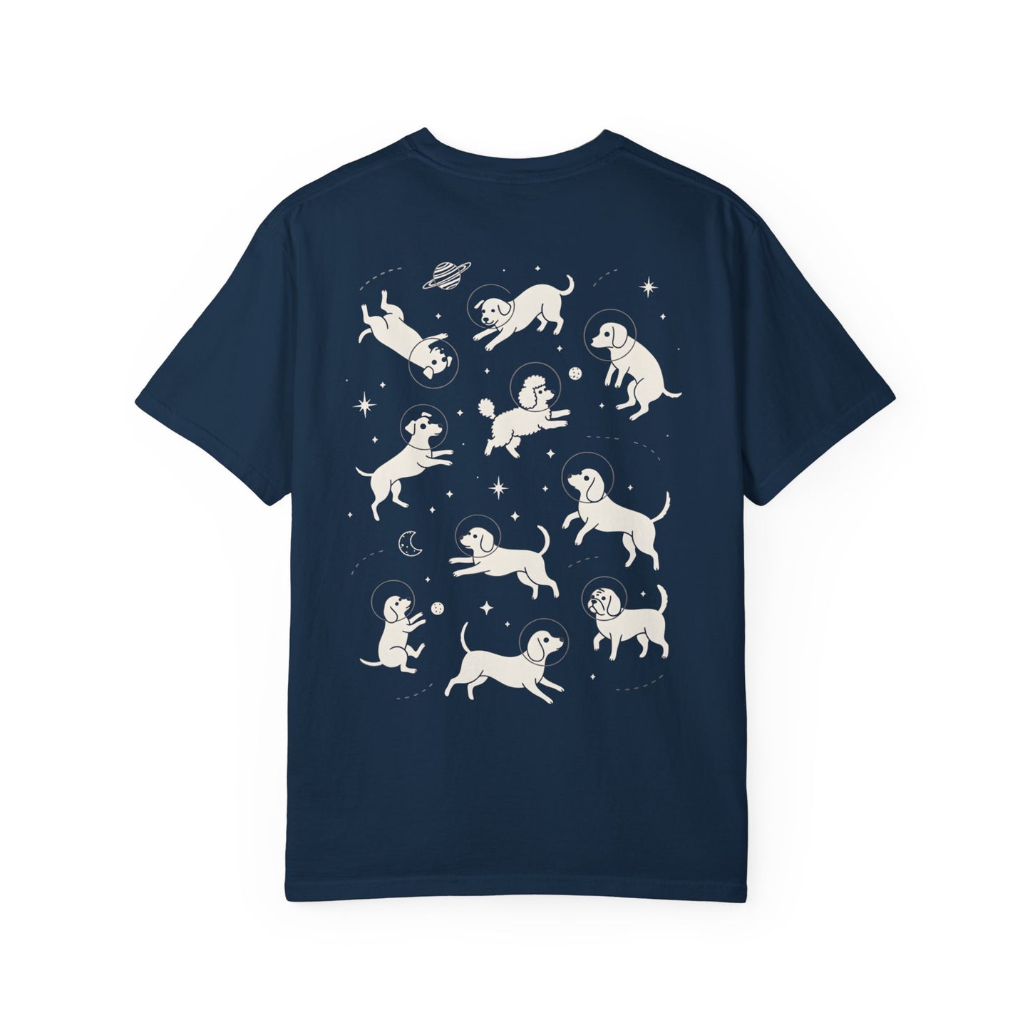 Space Dogs T-Shirt – Cute Astronaut Dog Graphic Tee for Dog Lovers - 14680