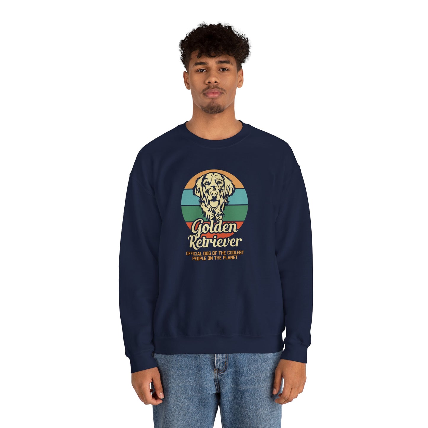 Golden Retriever - Official Dog of the Coolest People on the Planet - Unisex Heavy Blend™ Crewneck Sweatshirt