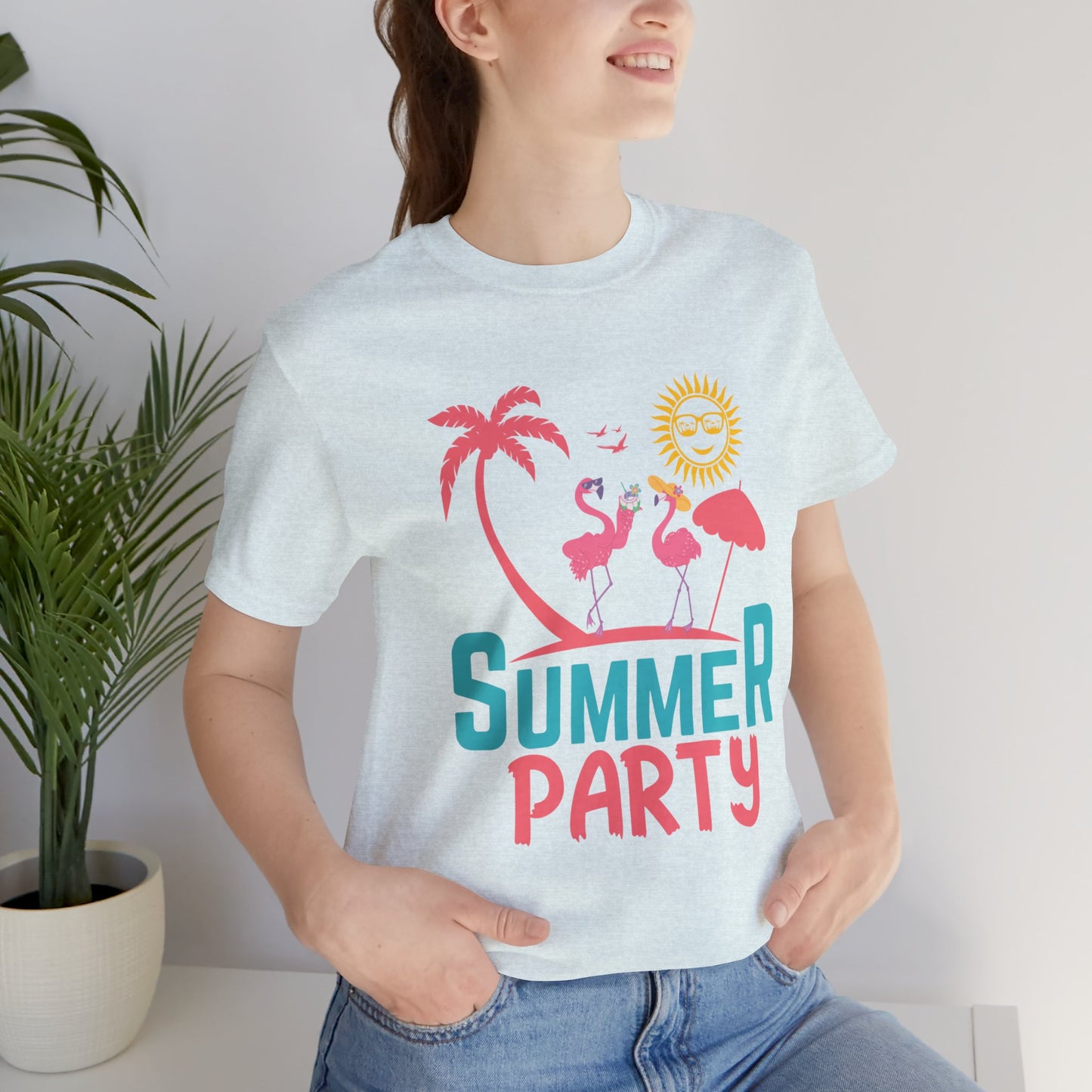Summer Party - Unisex Jersey Short Sleeve Tee - 13087