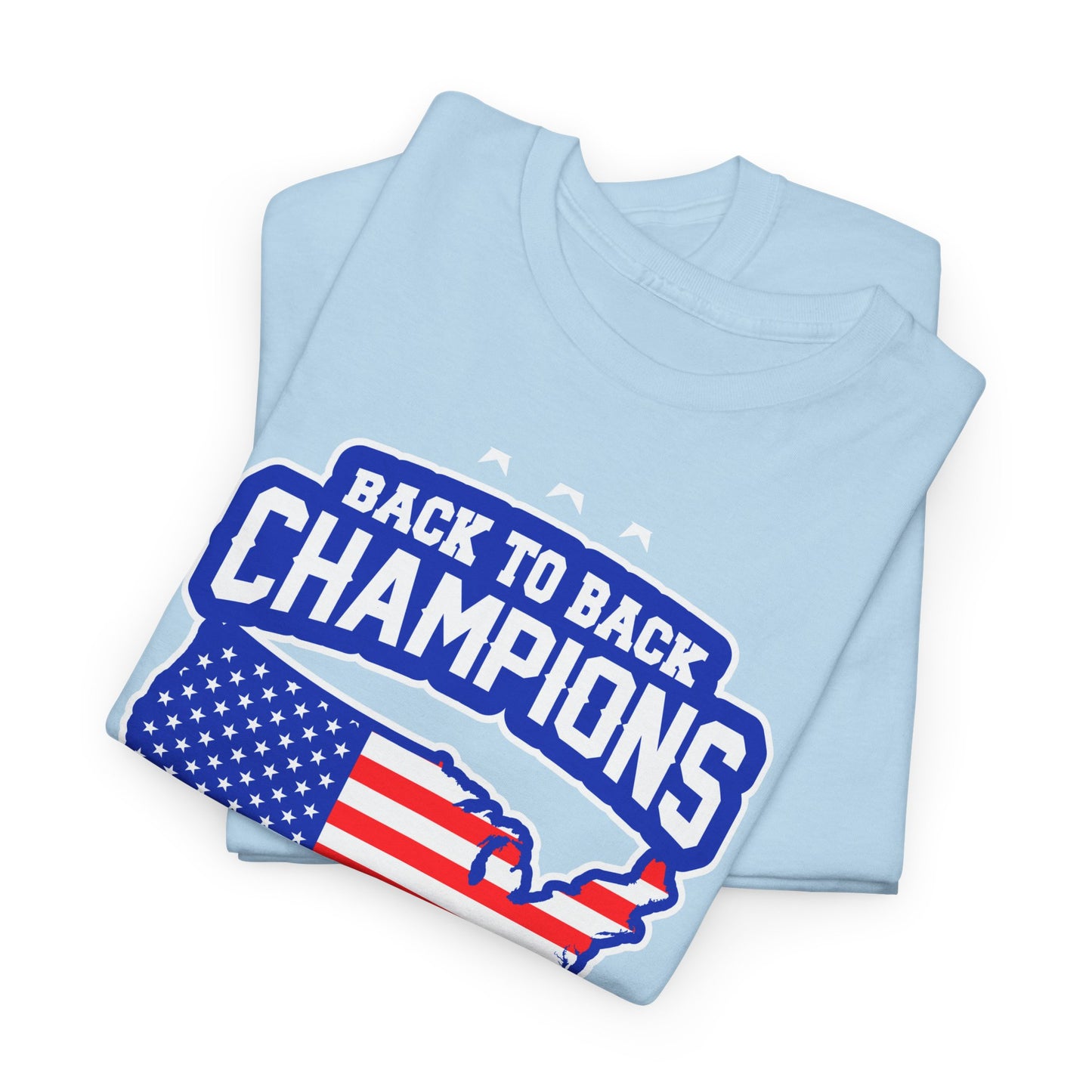 Back-to-Back Champions Unisex Tee | Perfect for Sports Fans, Casual Wear, Gifts, Fourth of July, BBQ Events - 13597