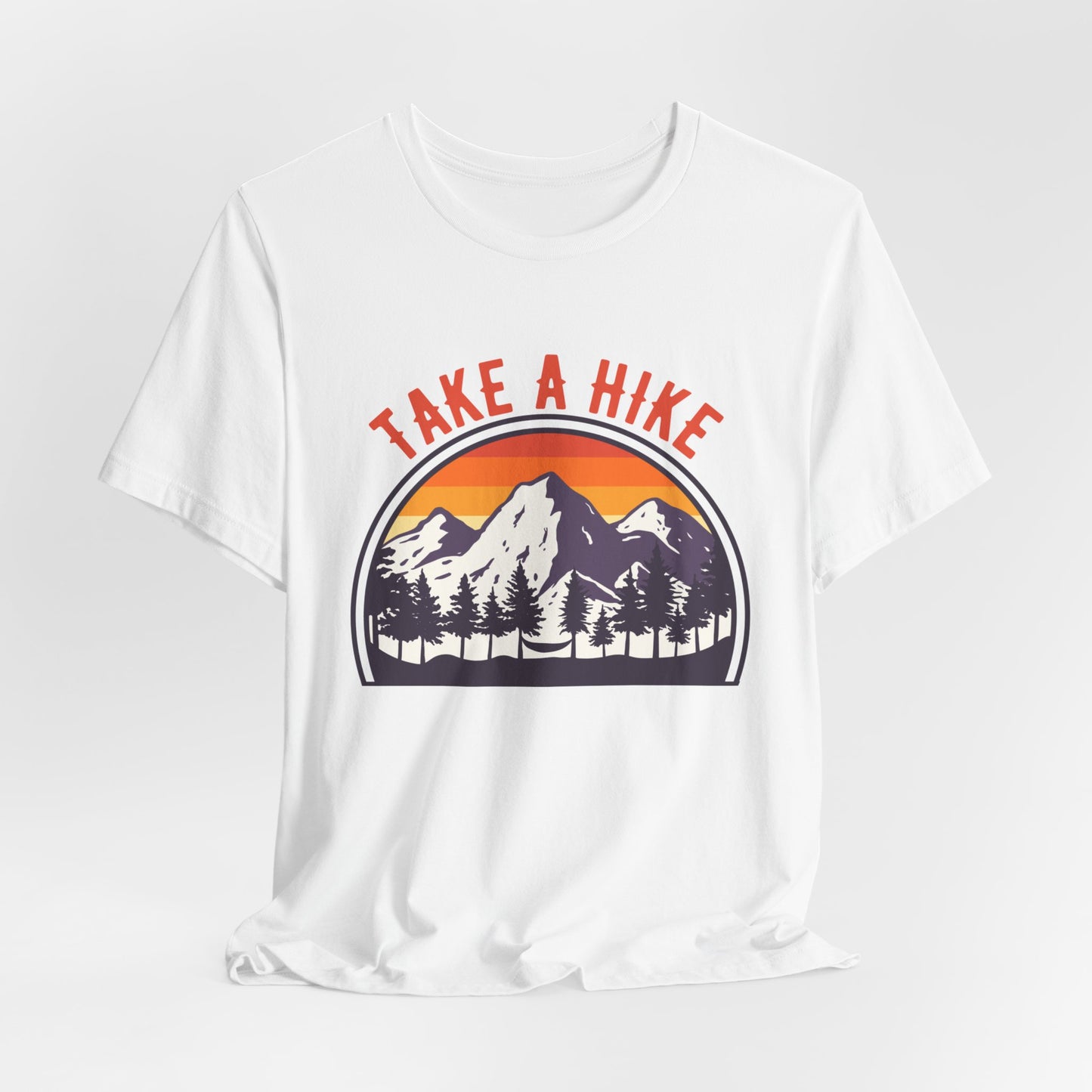 Camping: Take A Hike - Unisex Jersey Short Sleeve Tee