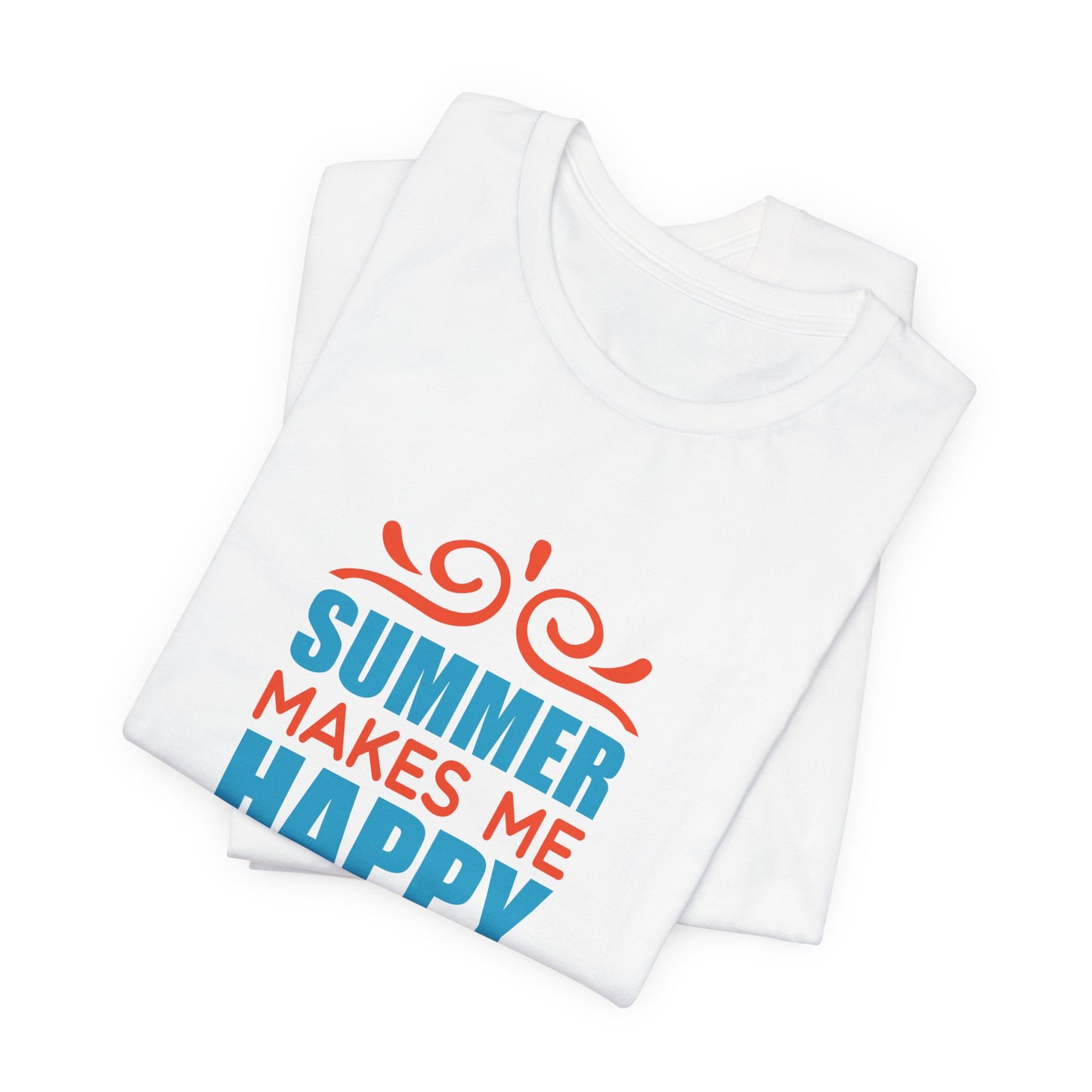 Summer Makes Me Happy - Unisex Jersey Short Sleeve Tee