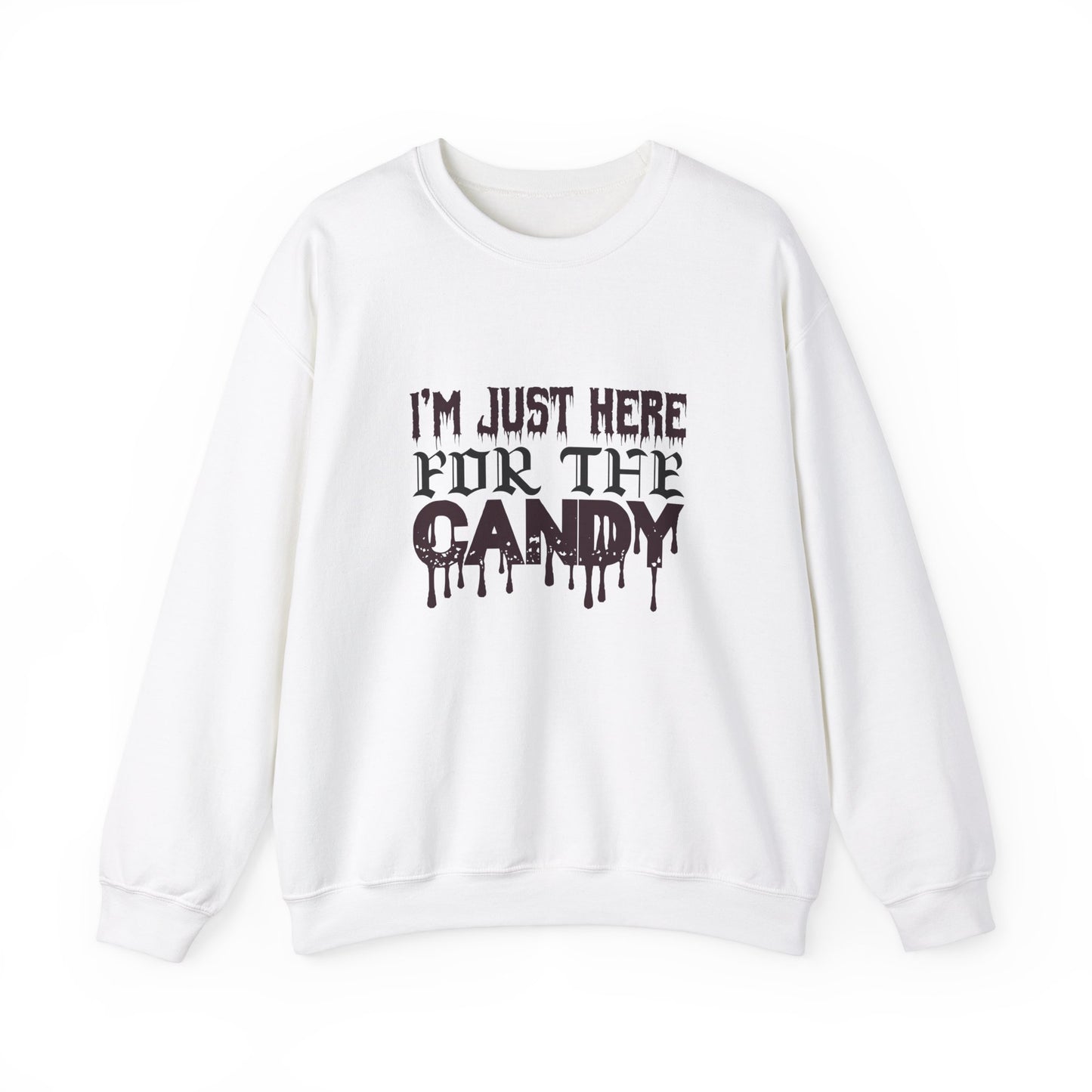 I'm Just Here For The Candy - Unisex Heavy Blend™ Crewneck Sweatshirt