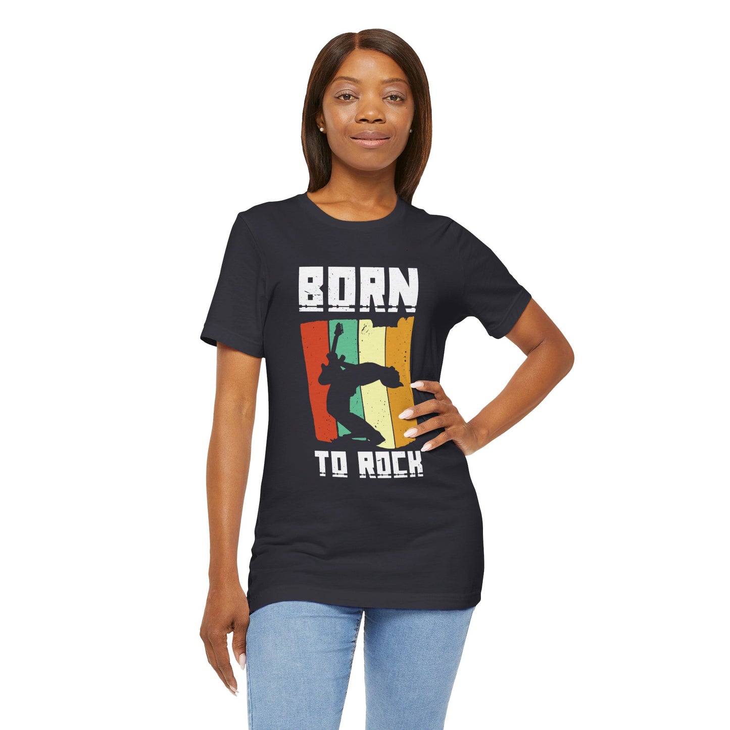 Born To Rock - Unisex Jersey Short Sleeve Tee