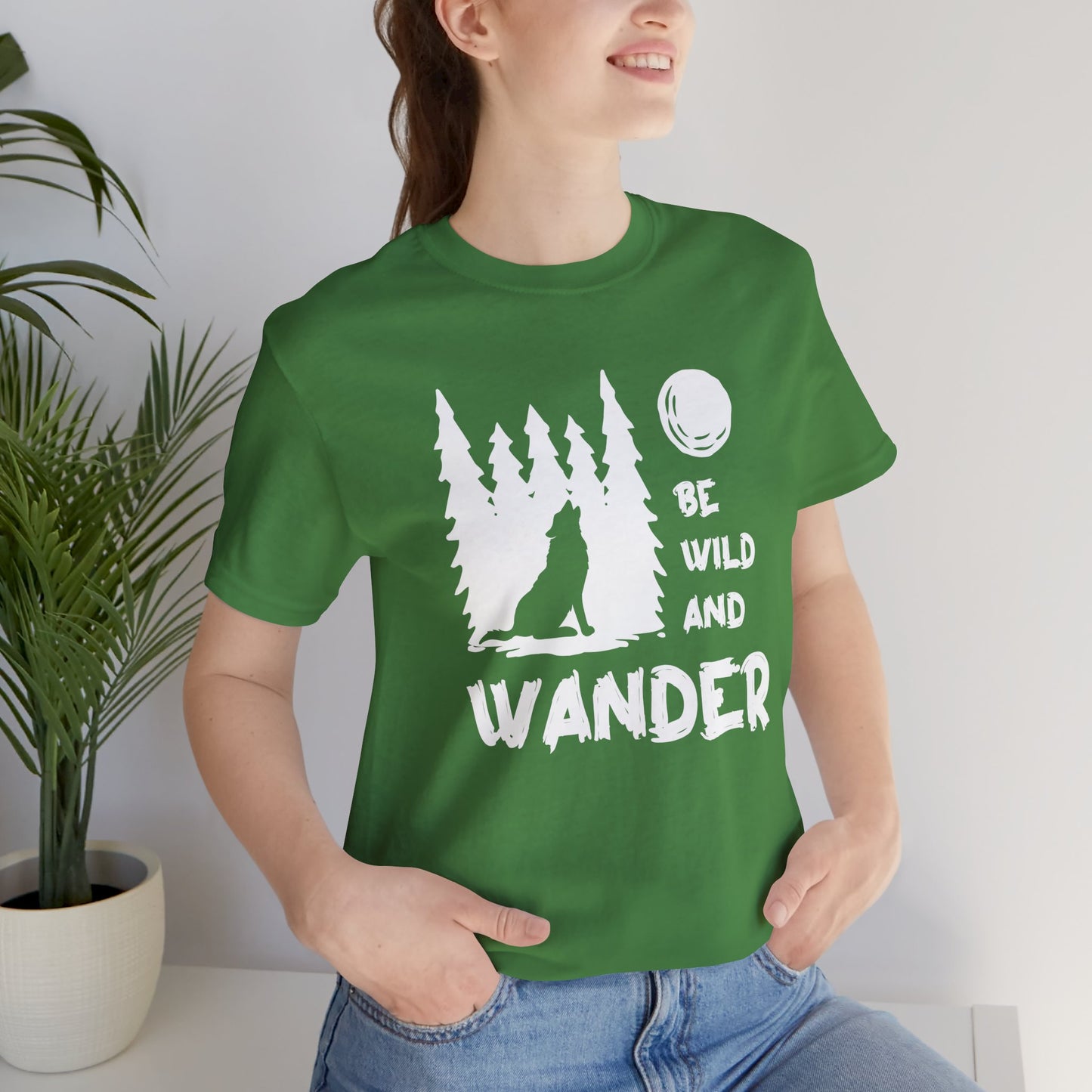 Camping: Be Wild & Wander - Unisex Jersey Short Sleeve Tee - 12632