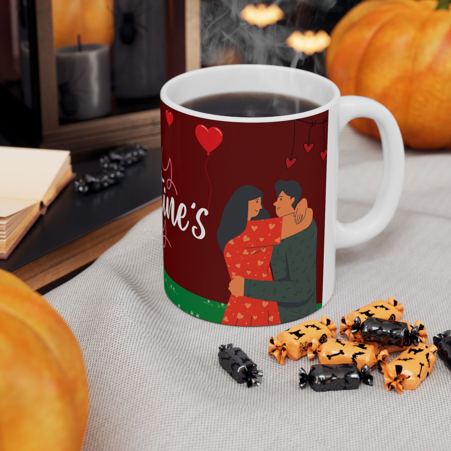 Happy Valentine’s Day!  - Ceramic Mug, (11oz, 15oz) - 11179