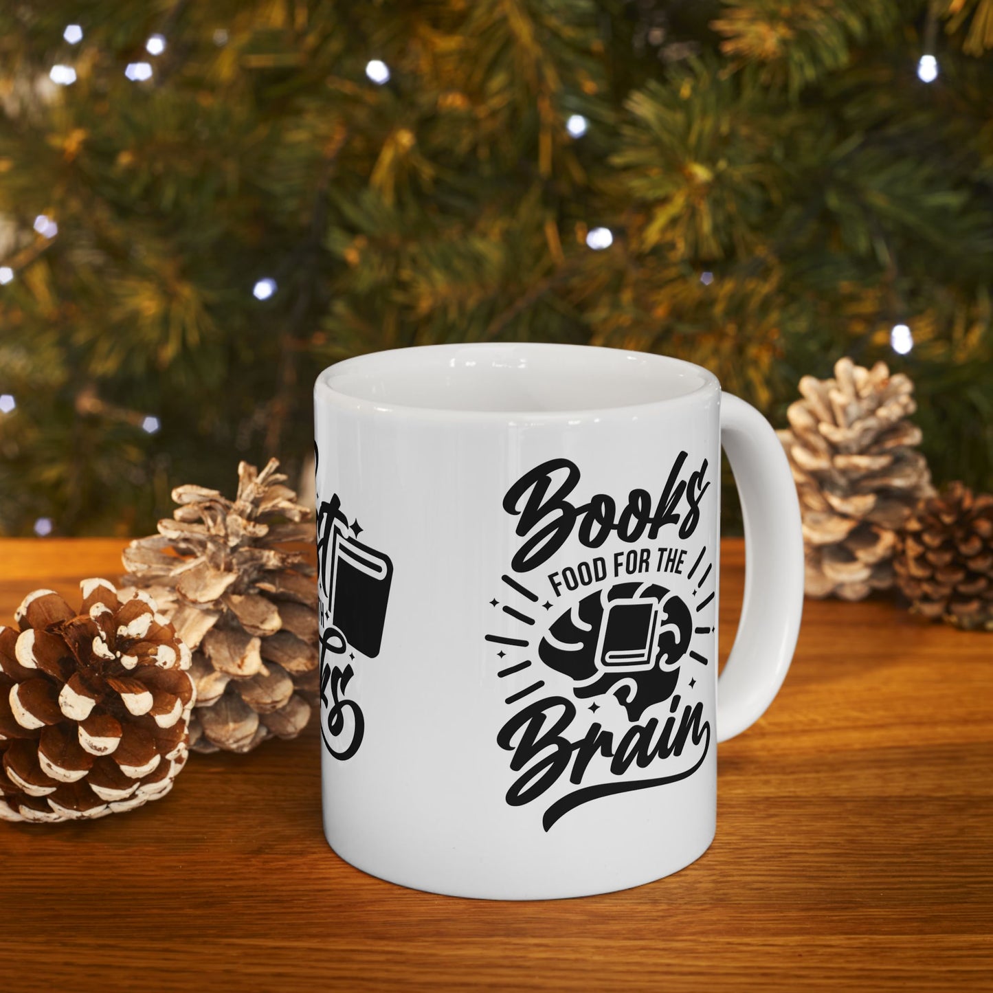 Blast Off With Books - Ceramic Mug, (11oz, 15oz) - 10688