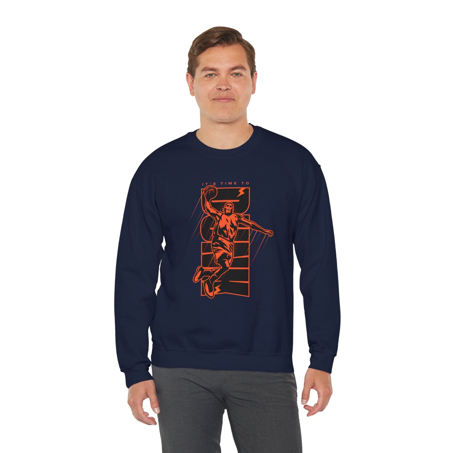 It's Time to Dunk - Unisex Heavy Blend™ Crewneck Sweatshirt - 10575