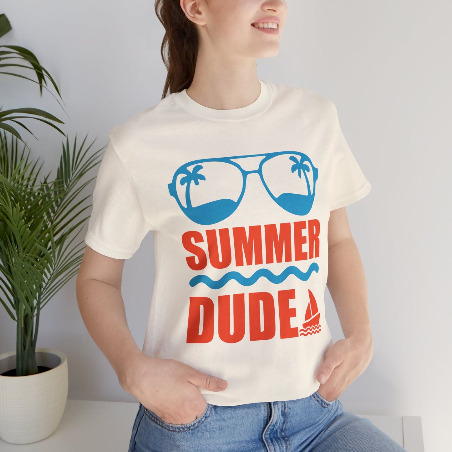 Summer Dude - Unisex Jersey Short Sleeve Tee - 13190
