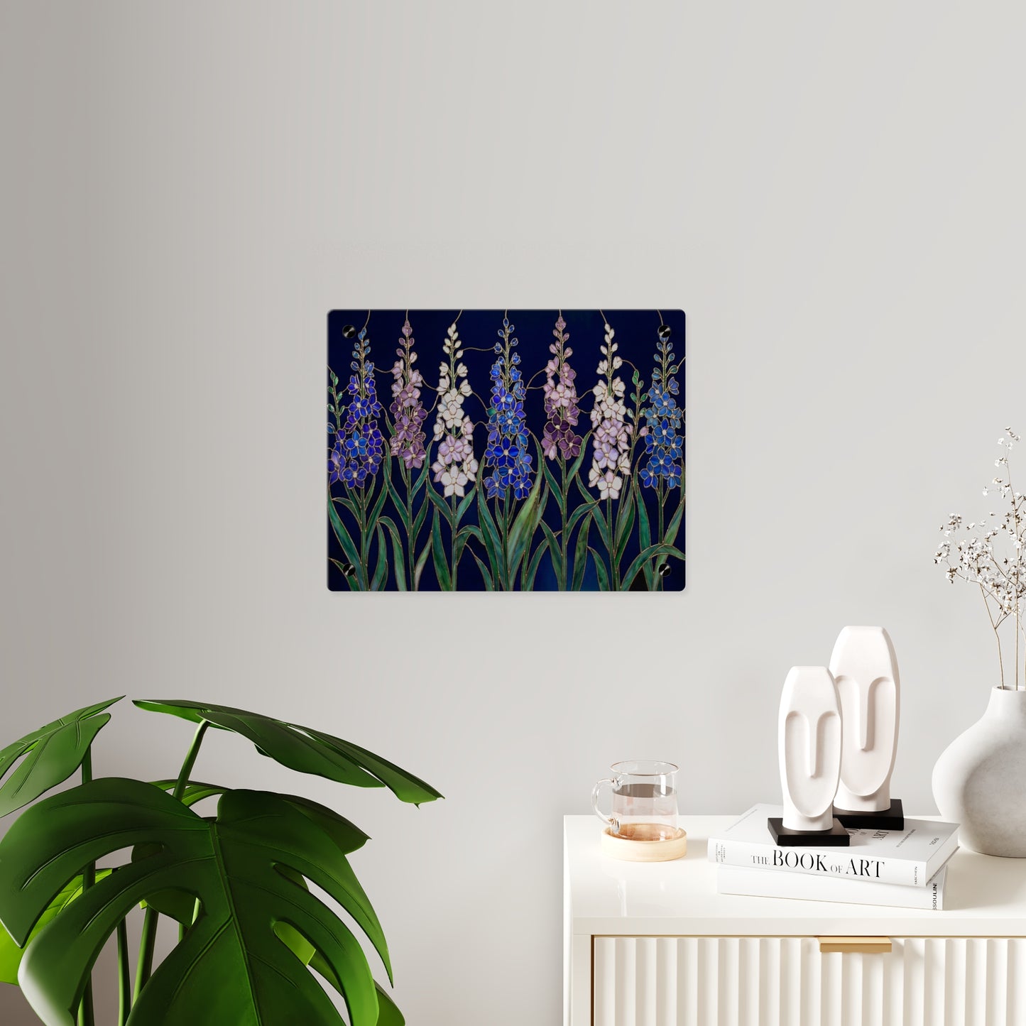 Larkspur Floral Acrylic Wall Art — 14605