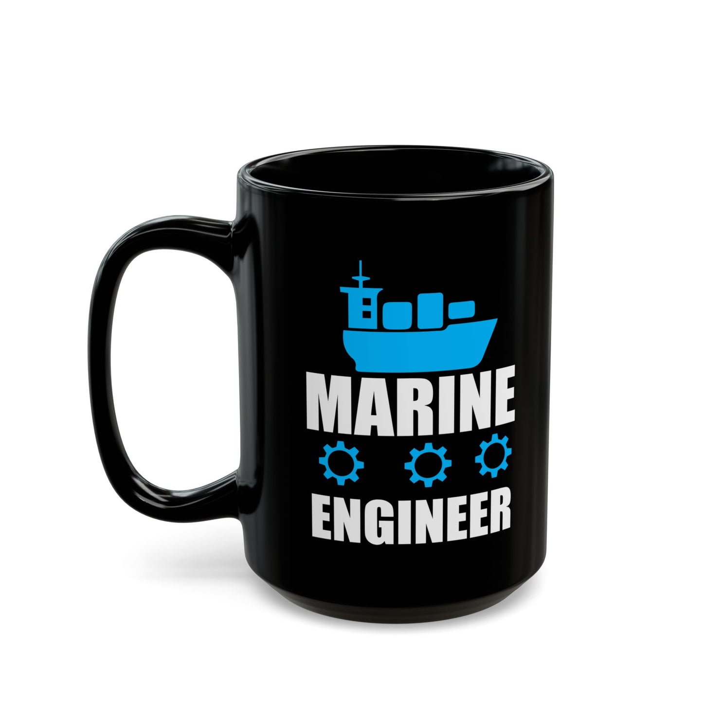 Marine Engineer - Black Mug (11oz, 15oz) - 13574