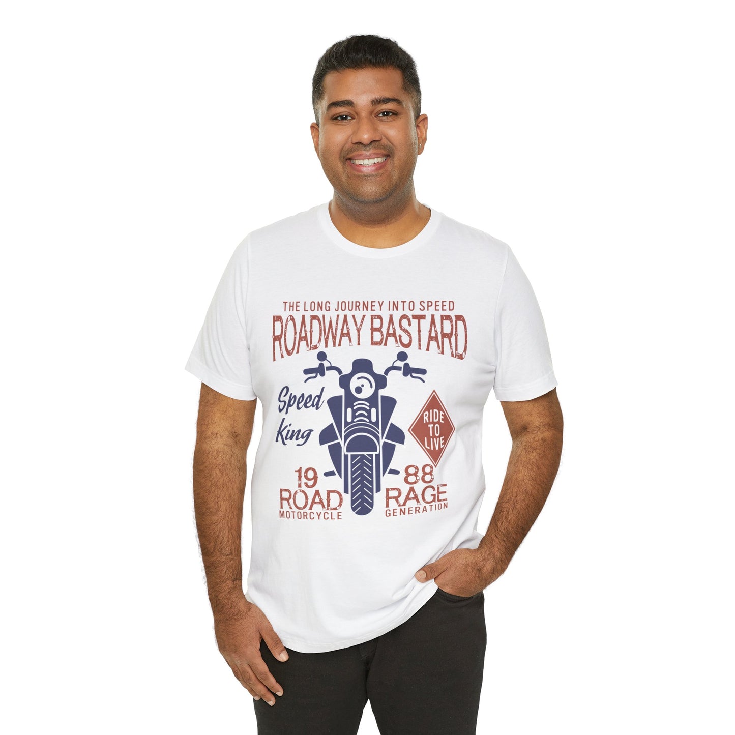 Roadway Bastard - Unisex Jersey Short Sleeve Tee