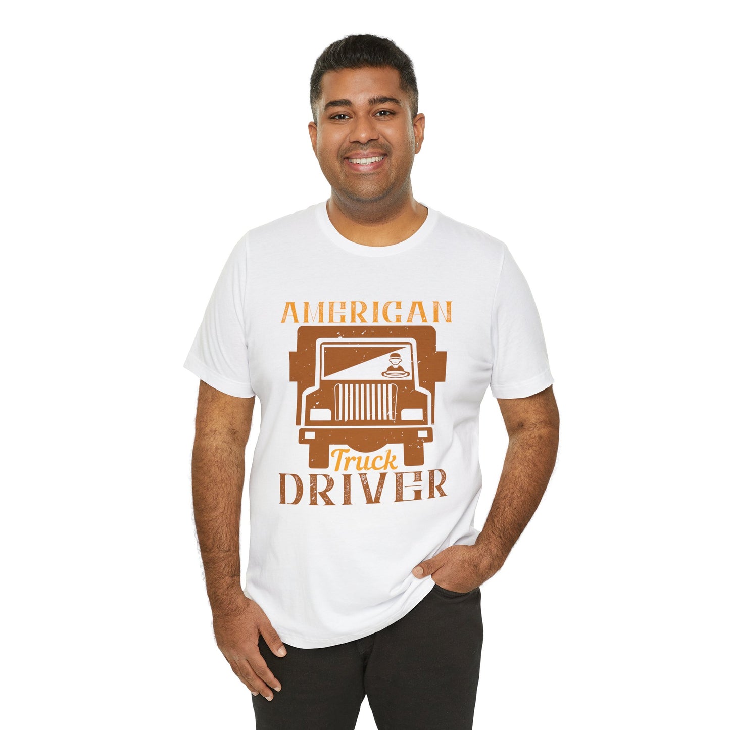 American Truck Driver - Unisex Jersey Short Sleeve Tee - 11400