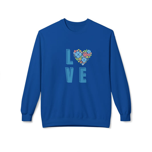Love - Unisex Midweight Softstyle Fleece Crewneck Sweatshirt - 11486