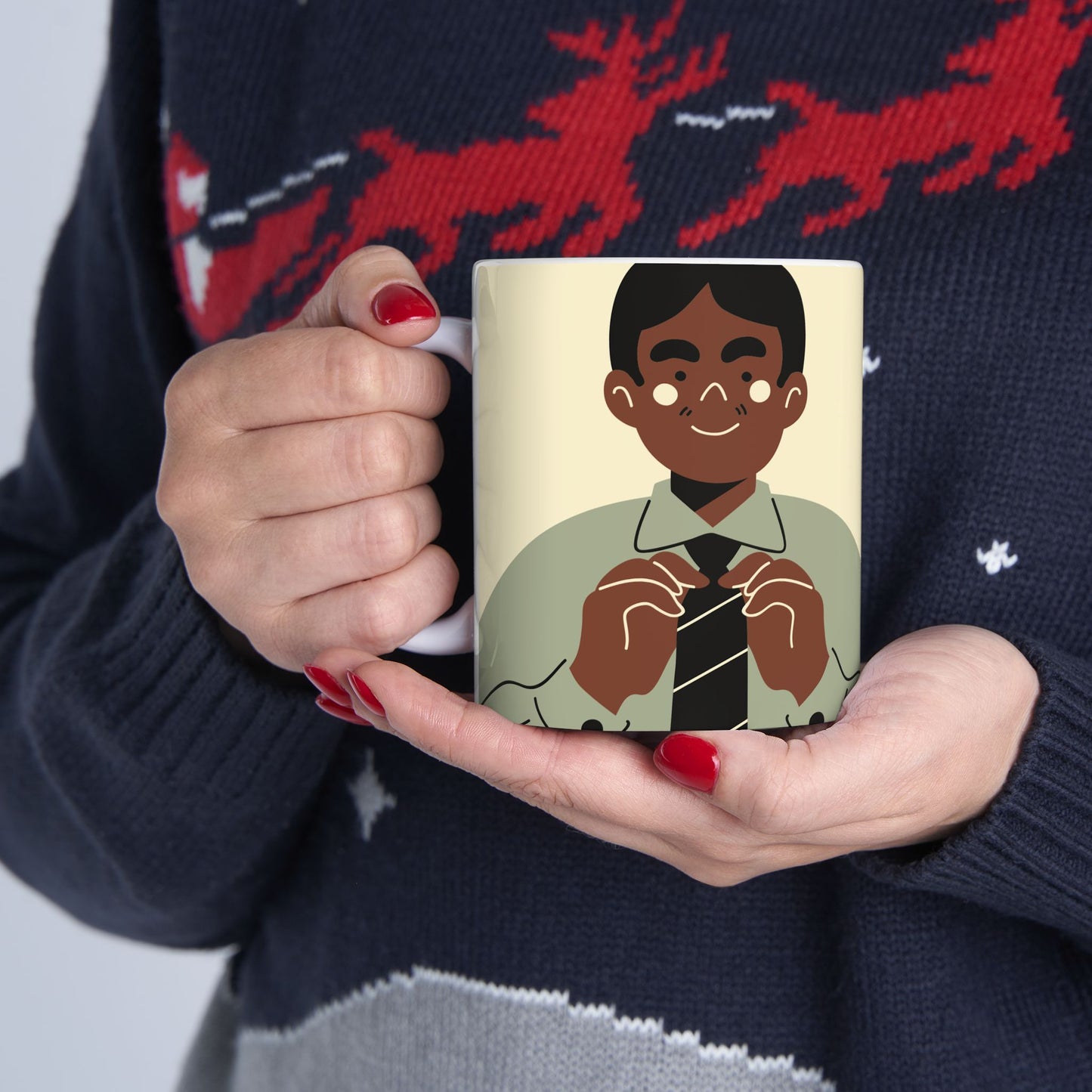 "Dad, I could only hope to grow up and be half the man that you are." Ceramic Mug - 14040