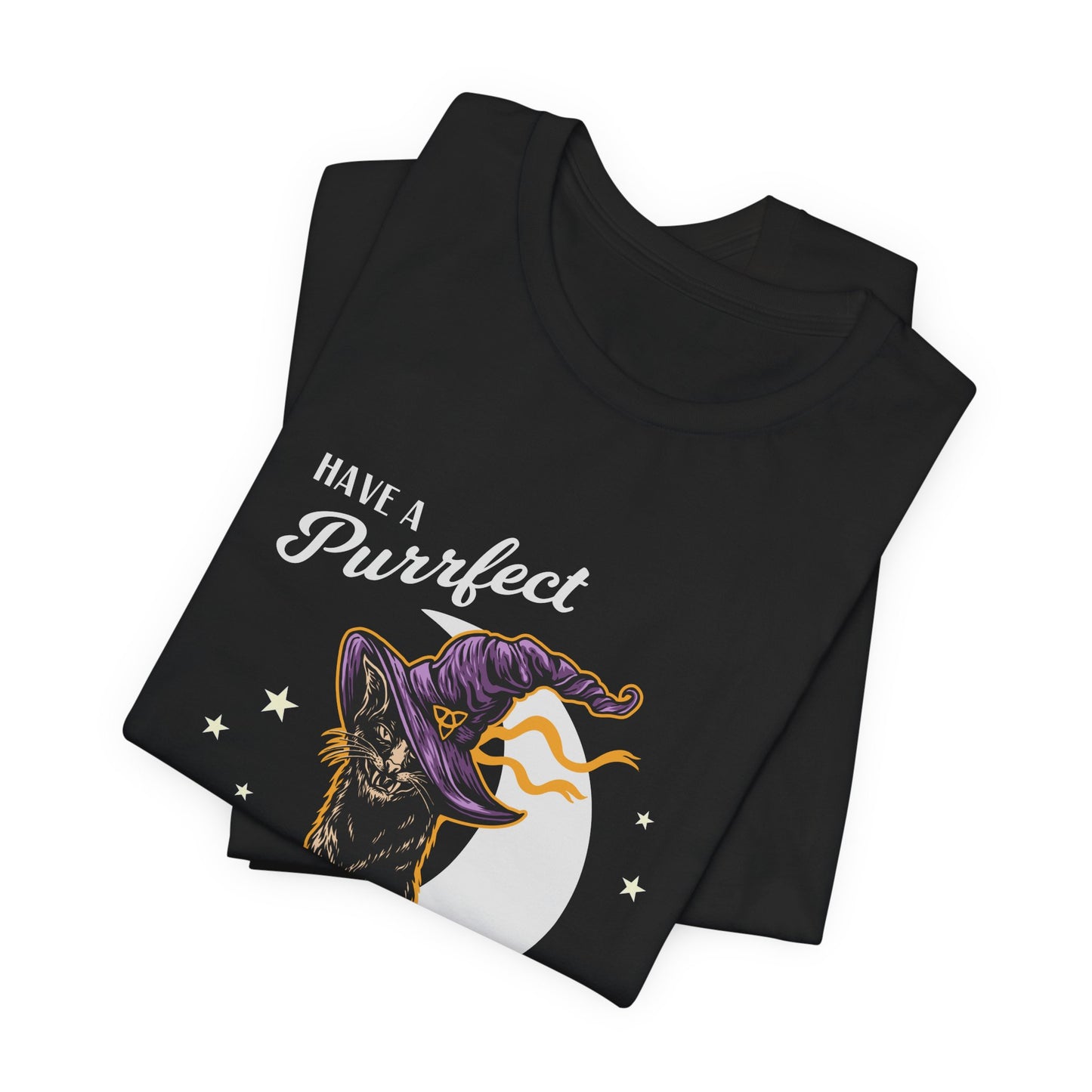 Have A Purfect Halloween - Unisex Jersey Short Sleeve Tee