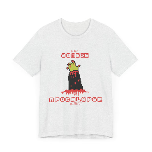 Halloween: Beware, Zombie Apocalypse - Unisex Jersey Short Sleeve Tee - 12667