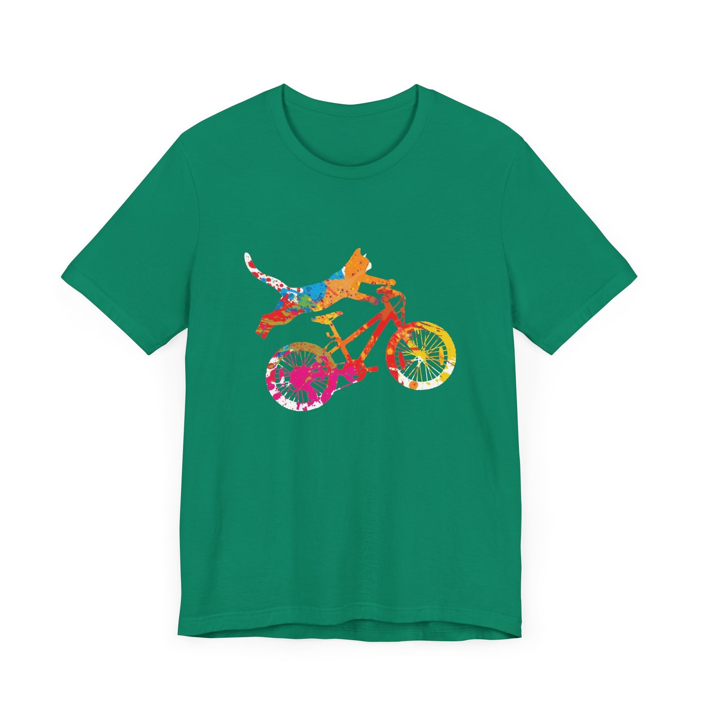 Bicycle:  Purrfect Ride - Unisex Jersey Short Sleeve Tee