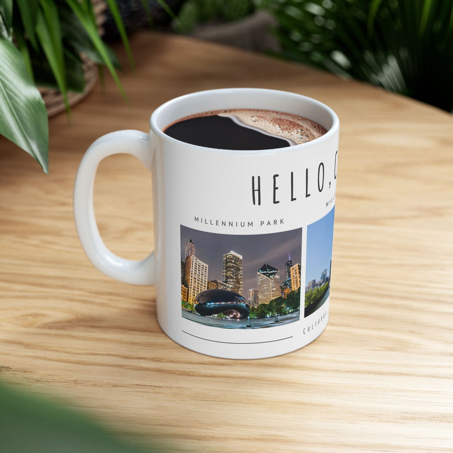 Hello Chicago Ceramic Mug - 11oz & 15oz - 12023