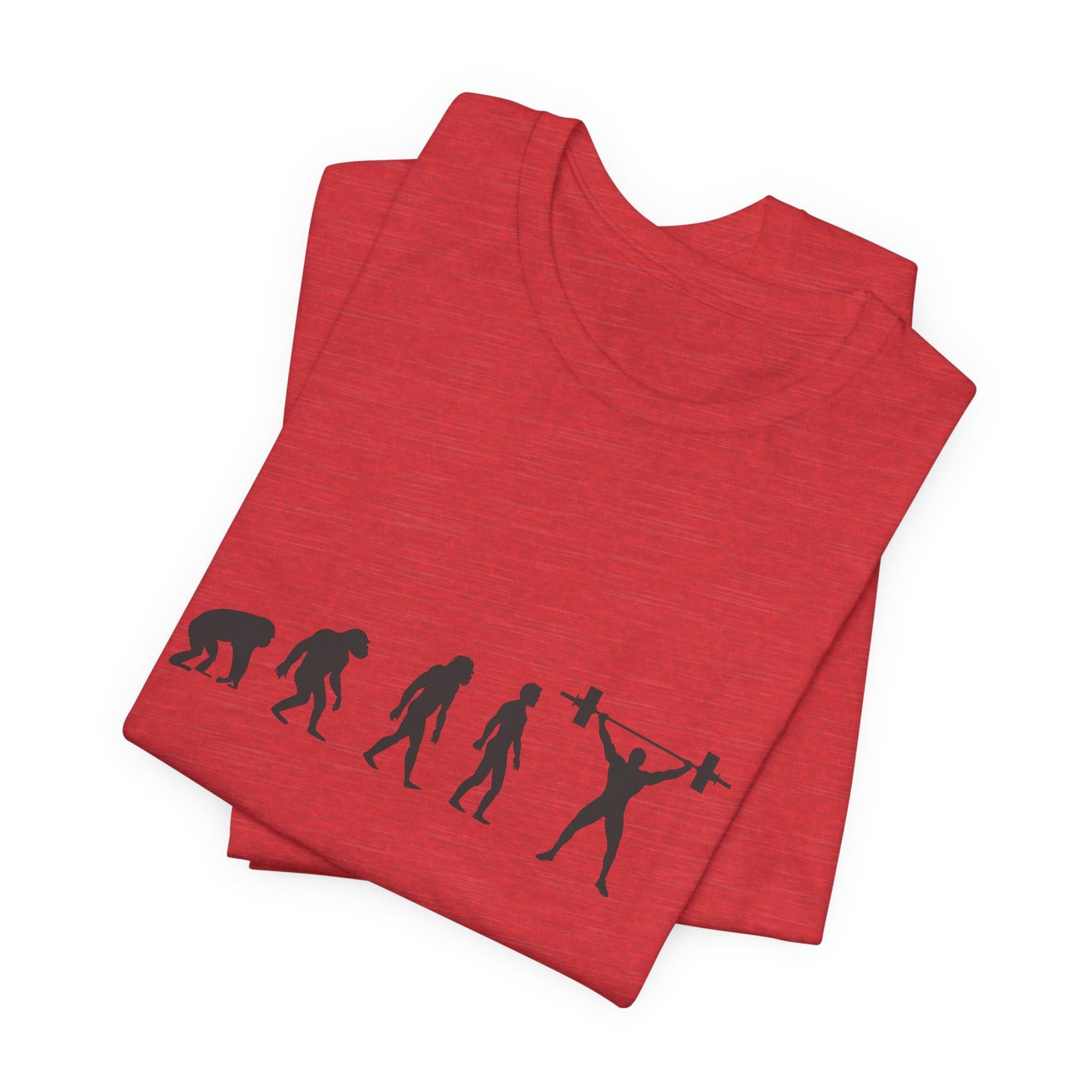 Gym: Human Evolution  - Unisex Jersey Short Sleeve Tee