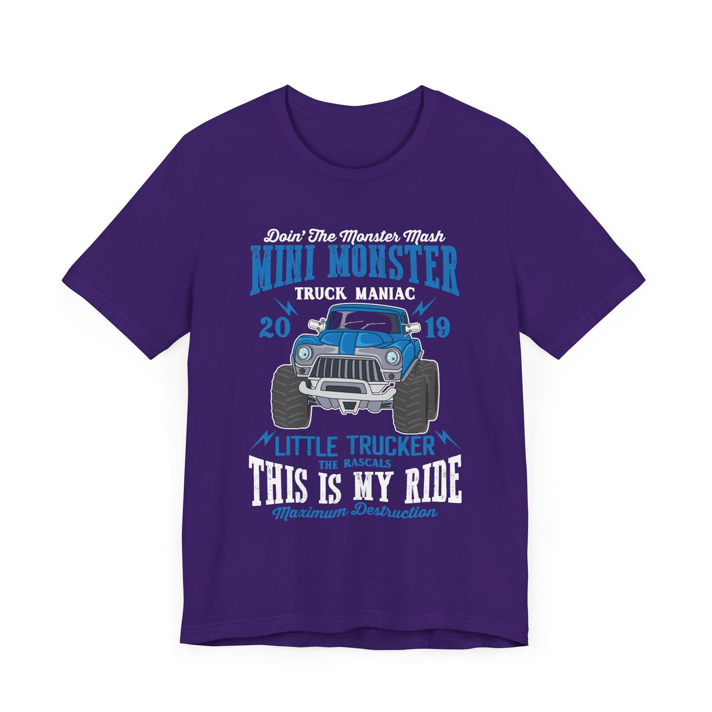 Mini Monster, Little Trucker, This is My Ride - Unisex Jersey Short Sleeve Tee - 12573
