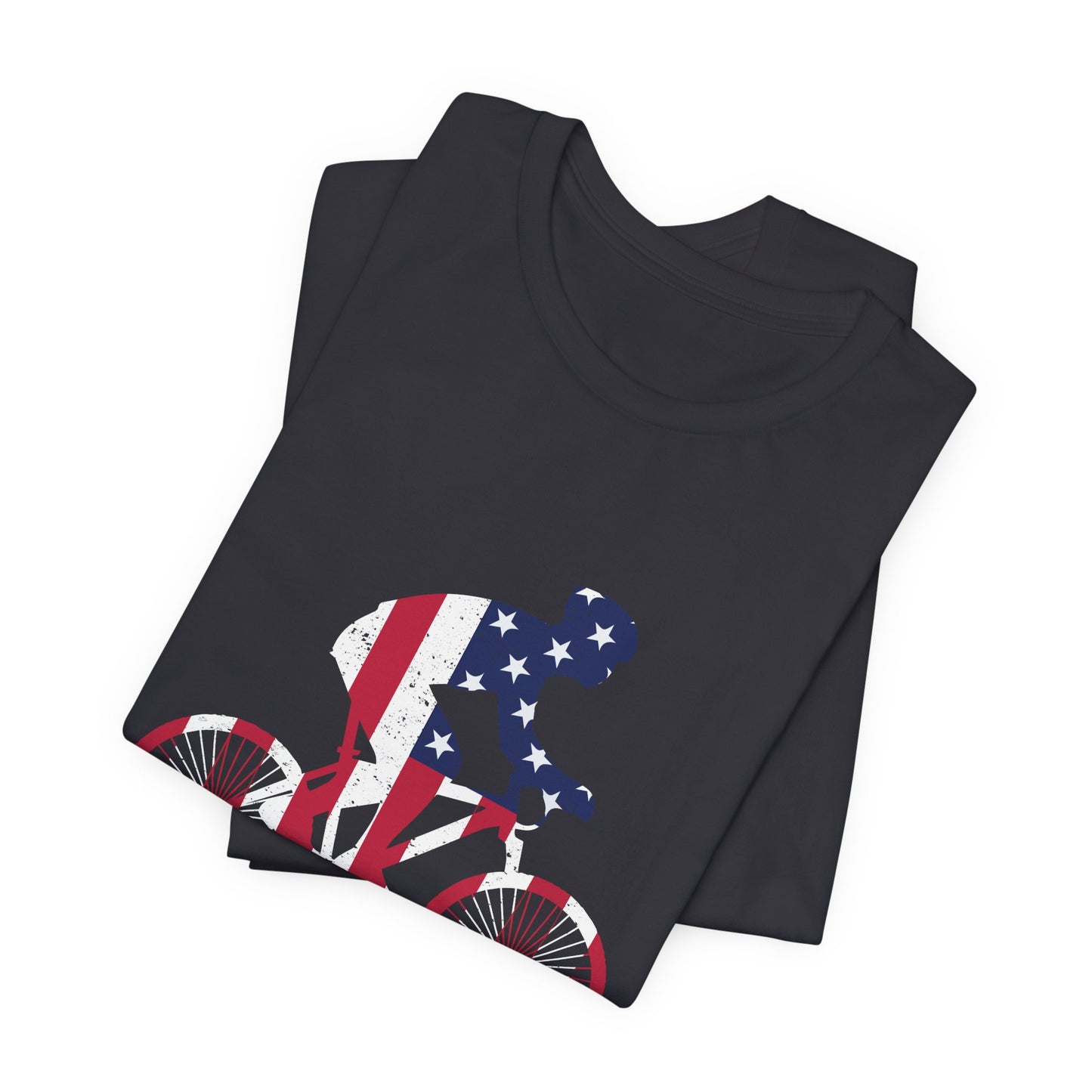 Bicycle: Patriotic Pedals - Unisex Jersey Short Sleeve Tee