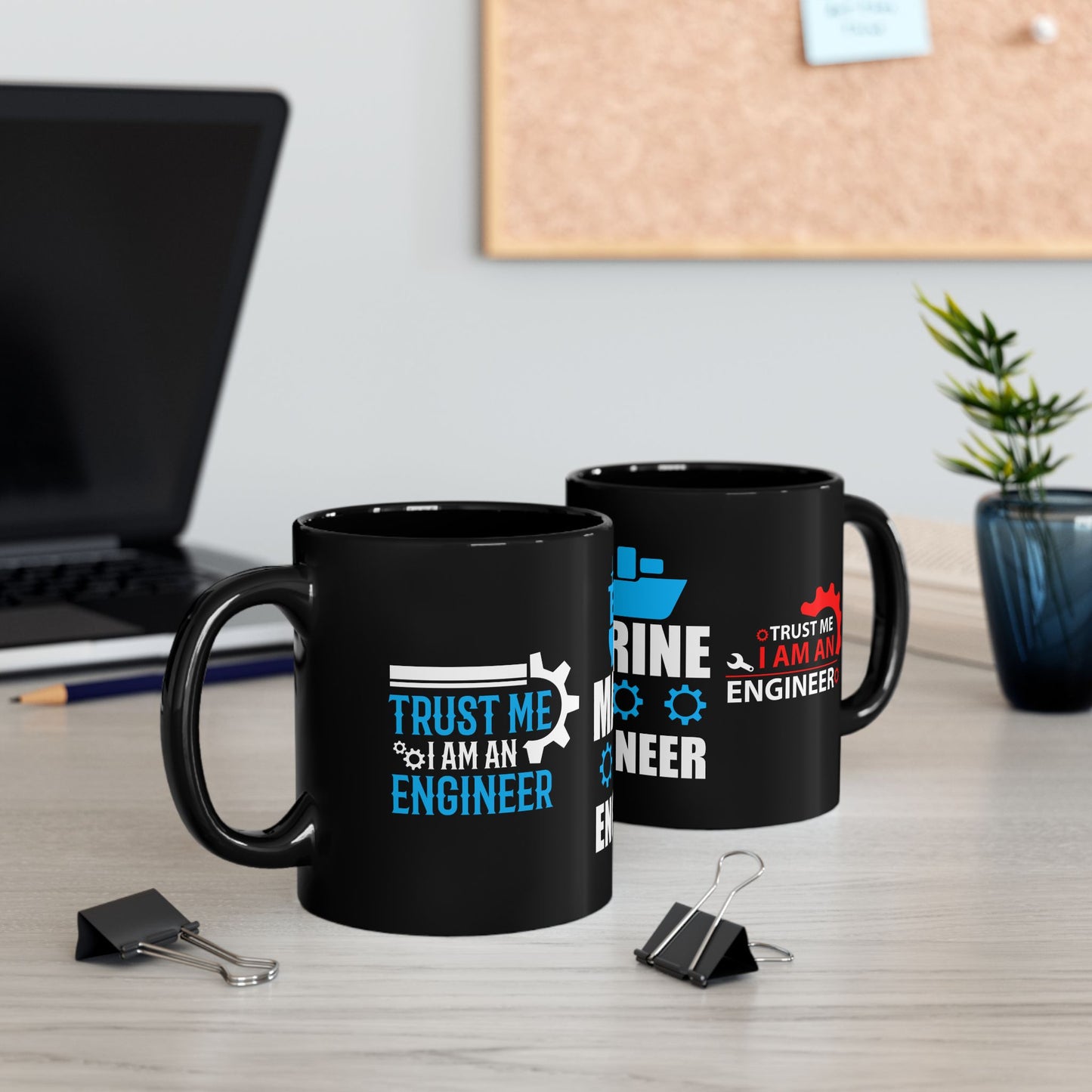 Marine Engineer - Black Mug (11oz, 15oz)