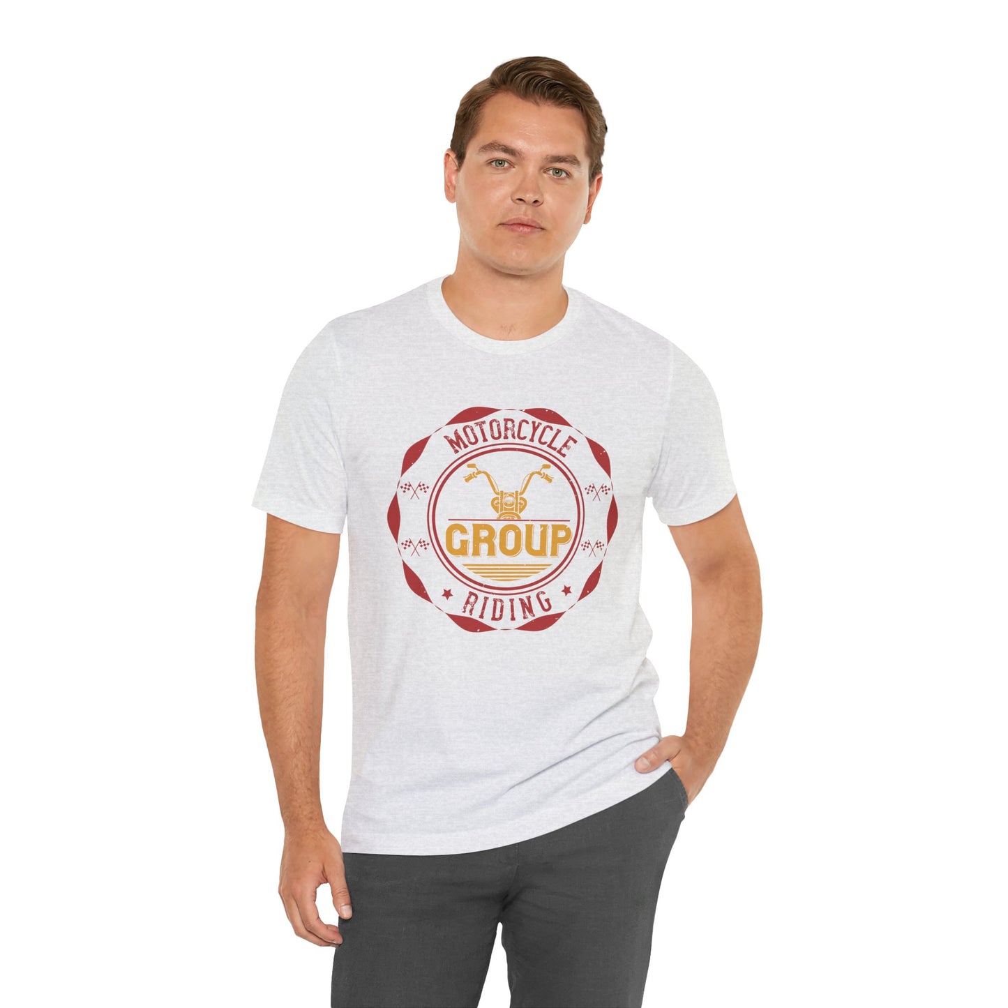 Motorcycle Group Riding - Unisex Jersey Short Sleeve Tee - 13893