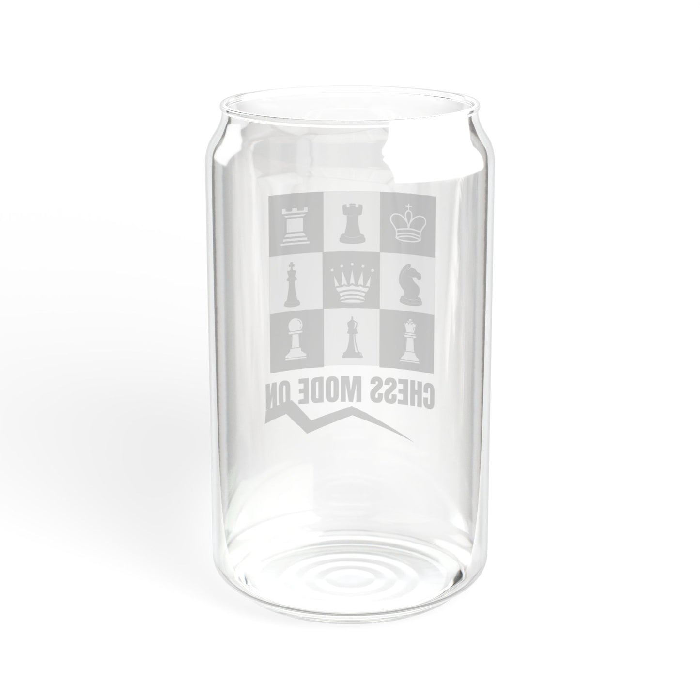 Chess Mode On - Sipper Glass, 16oz - 10788