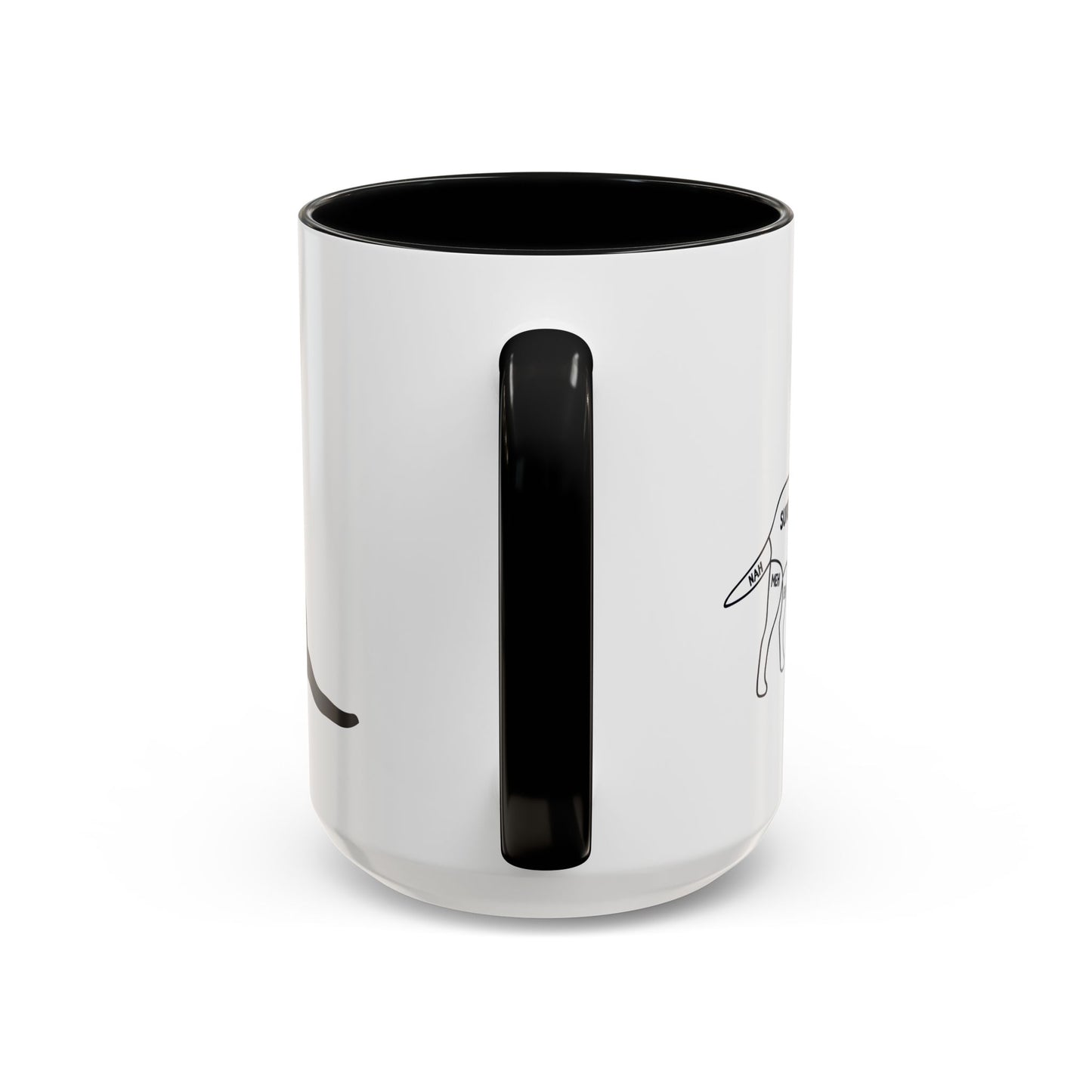 Because People Suck - Accent Coffee Mug (11, 15oz)