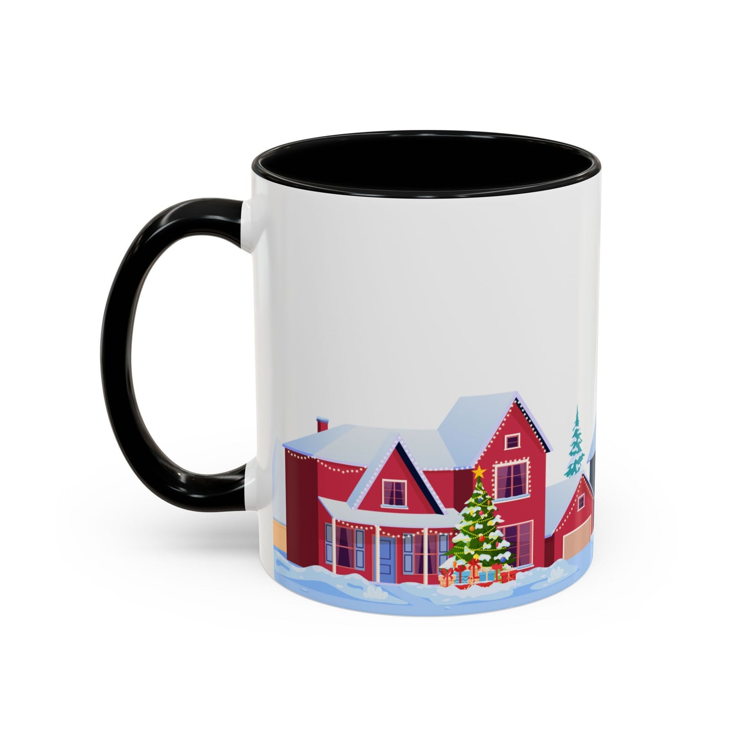 Winter Houses - Accent Coffee Mug (11, 15oz) - 10441