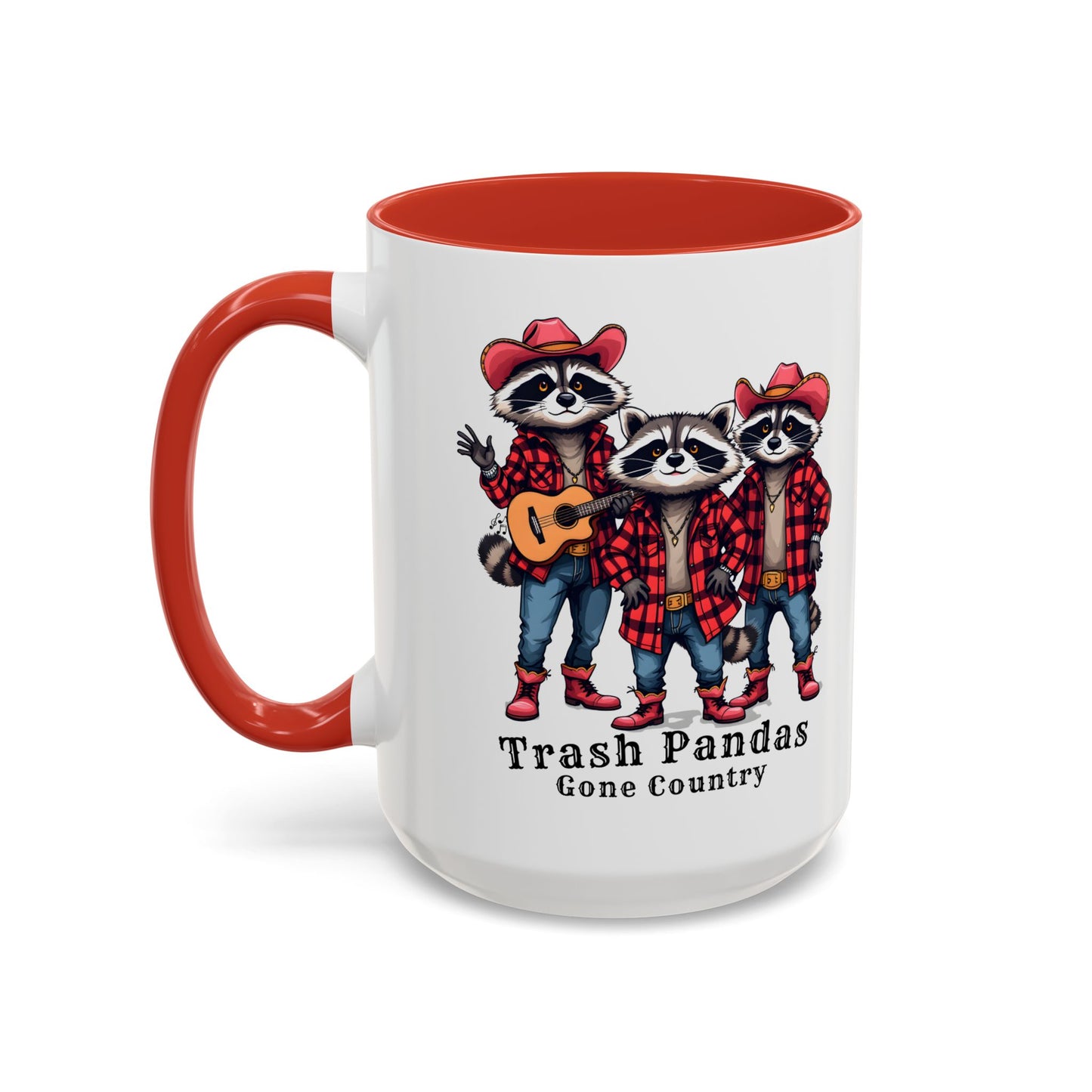 Trash Pandas Gone Country Mug – Funny Raccoon Band Coffee Mug Gift - 14860