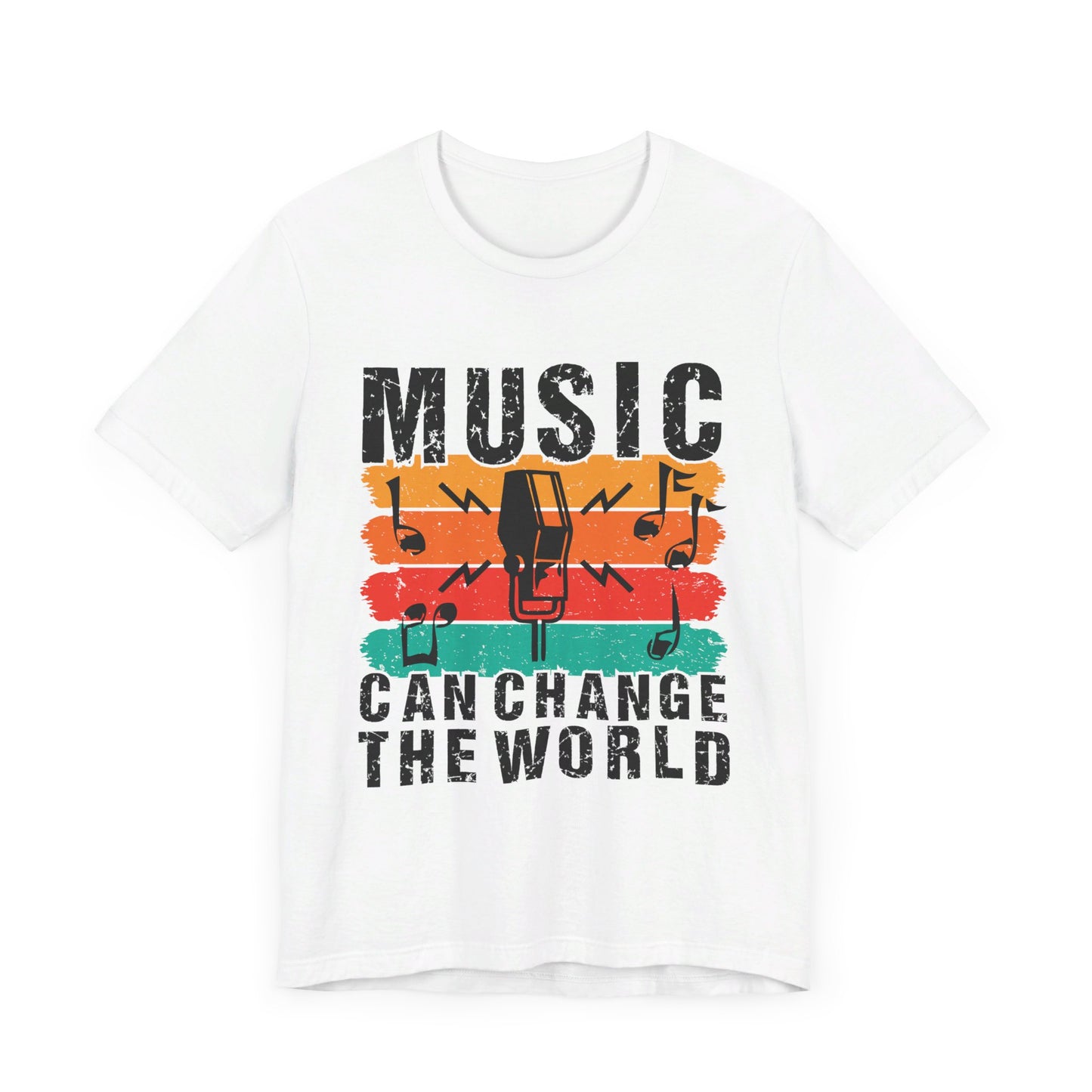 Music Can Change The World - Unisex Jersey Short Sleeve Tee