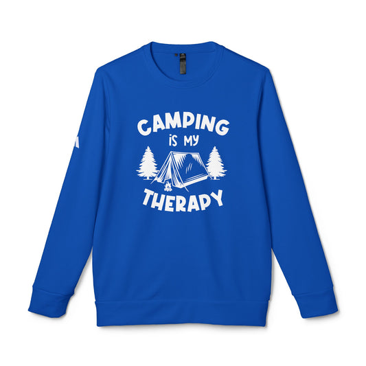 Camping Is My Therapy - adidas Unisex Fleece Crewneck Sweatshirt